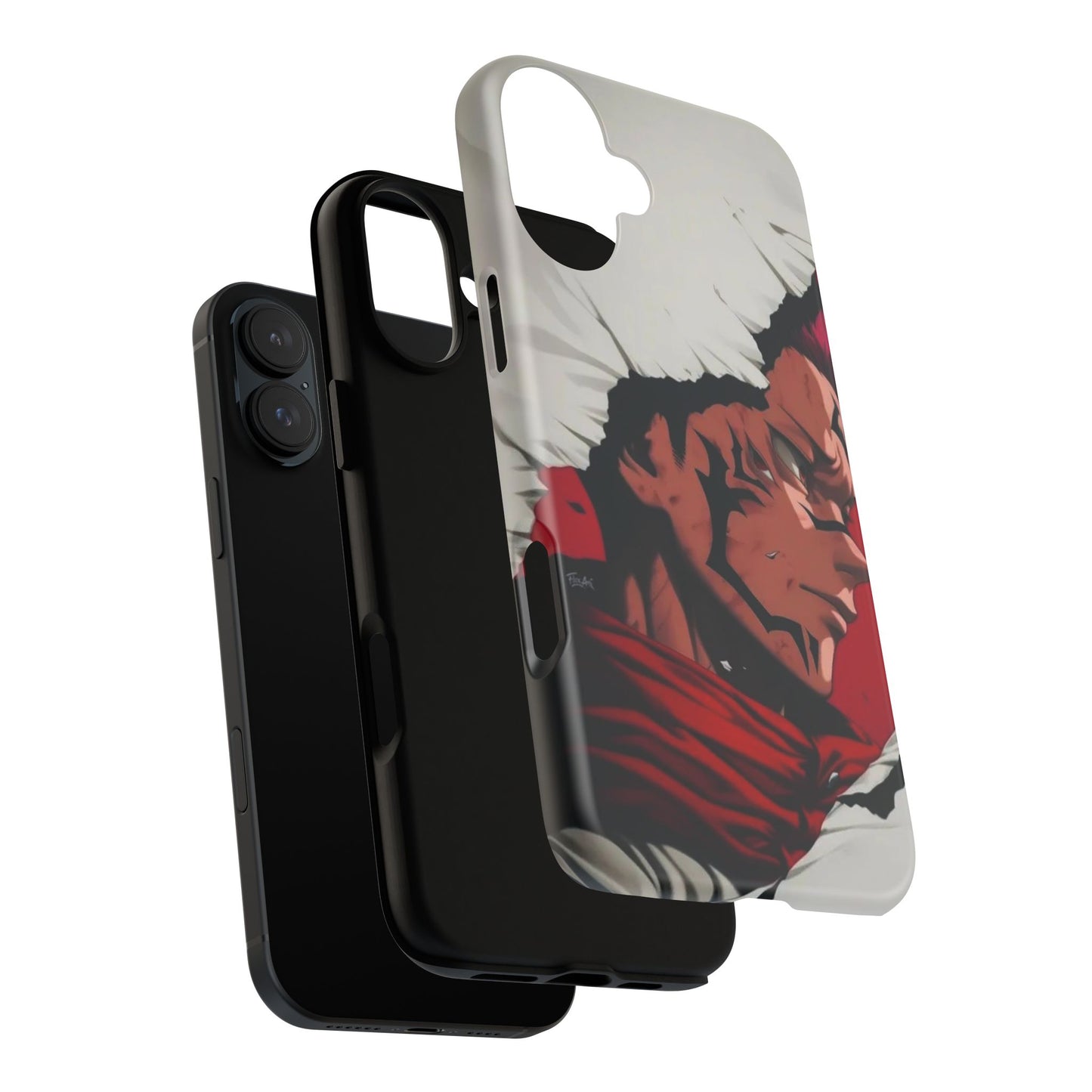 Tough Cases: Durable Phone Case Featuring Bold Anime Design