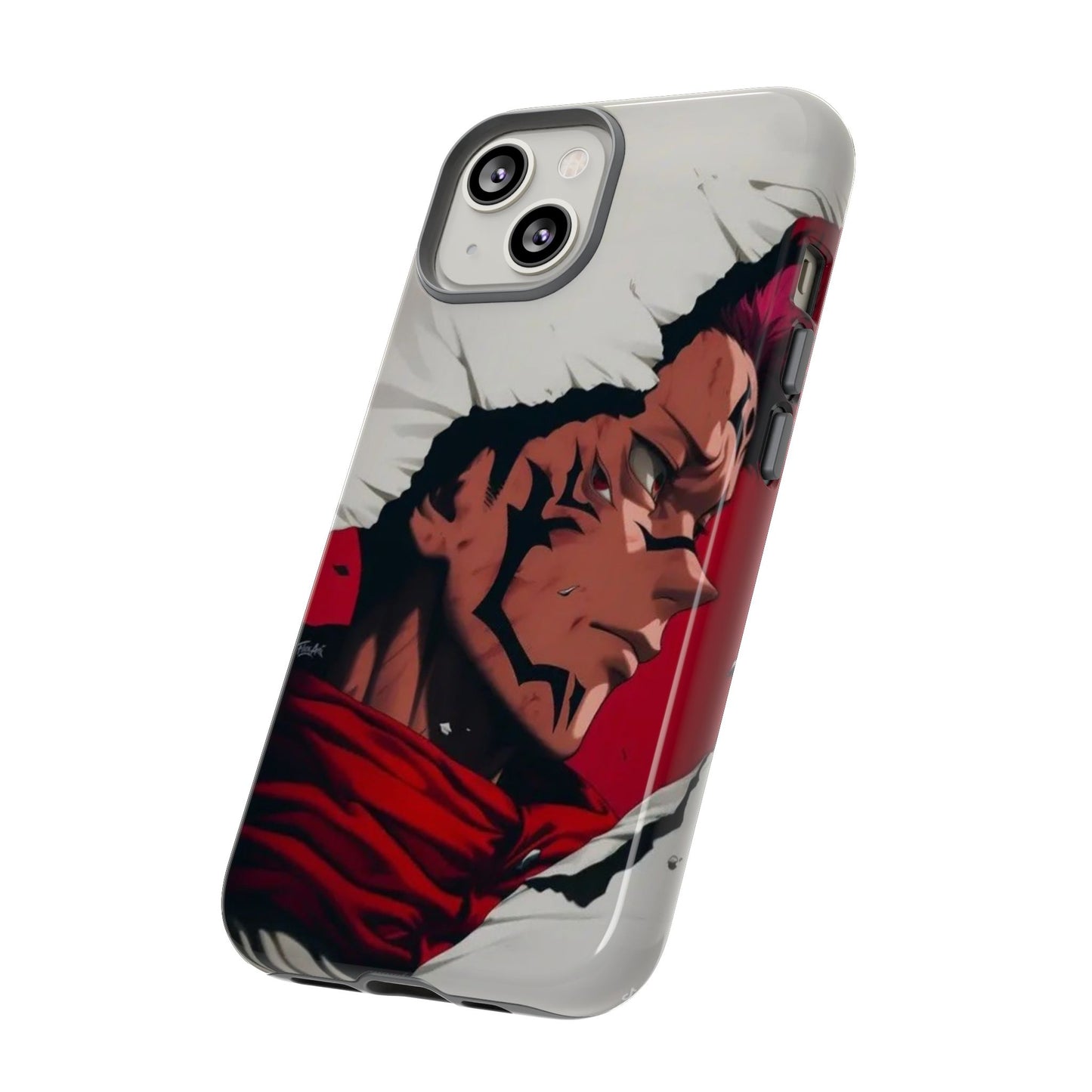 Tough Cases: Durable Phone Case Featuring Bold Anime Design