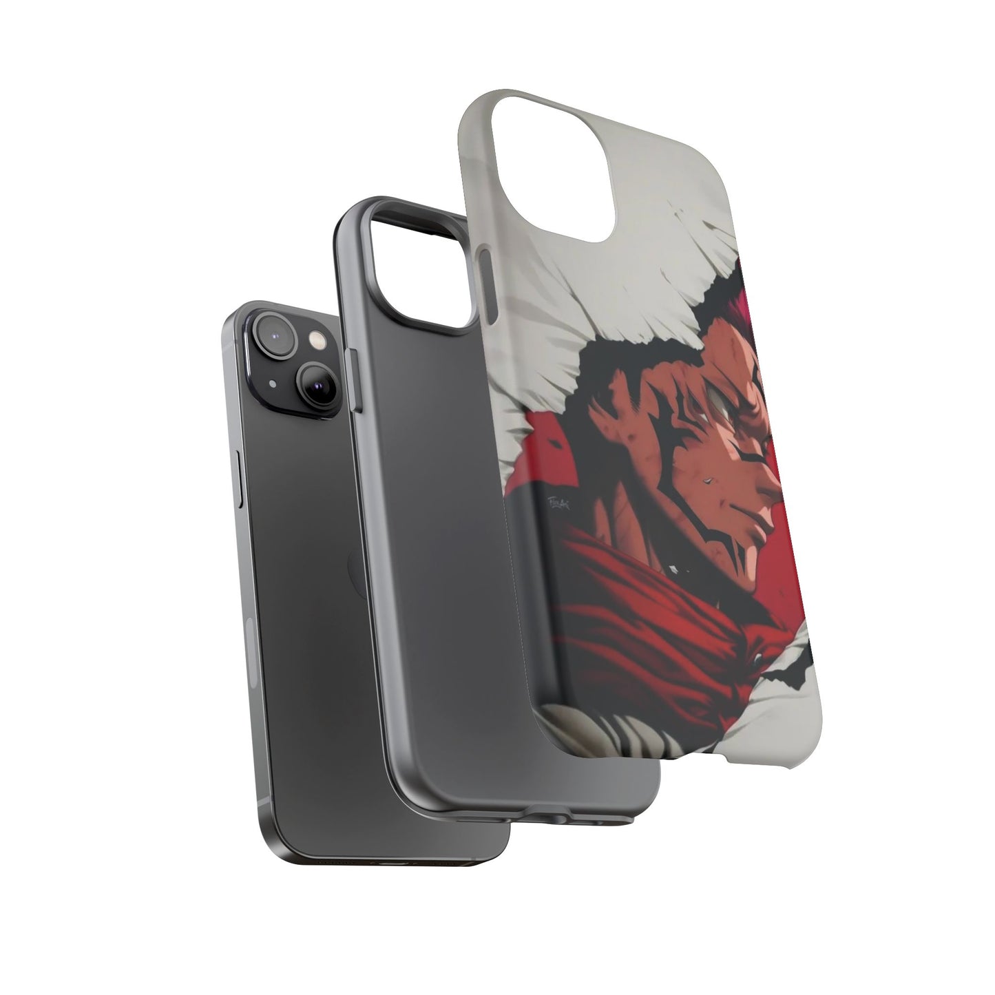 Tough Cases: Durable Phone Case Featuring Bold Anime Design