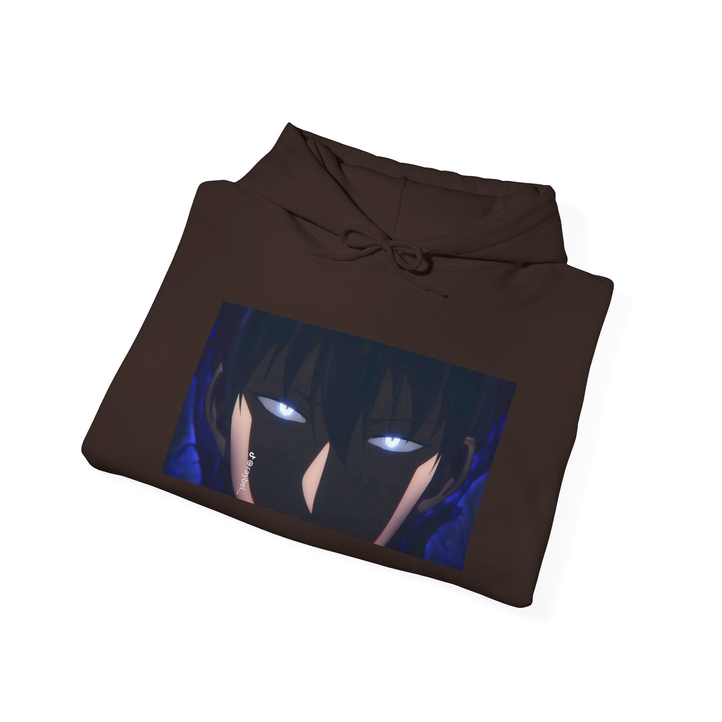 Unisex Heavy Blend™ Hooded Sweatshirt - Solo Leveling Graphic with Dark Aesthetic