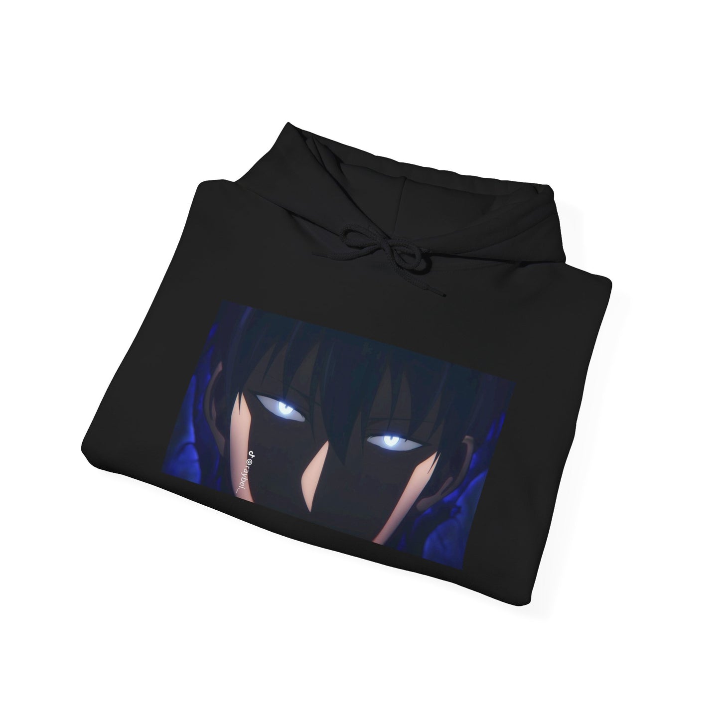 Unisex Heavy Blend™ Hooded Sweatshirt - Solo Leveling Graphic with Dark Aesthetic