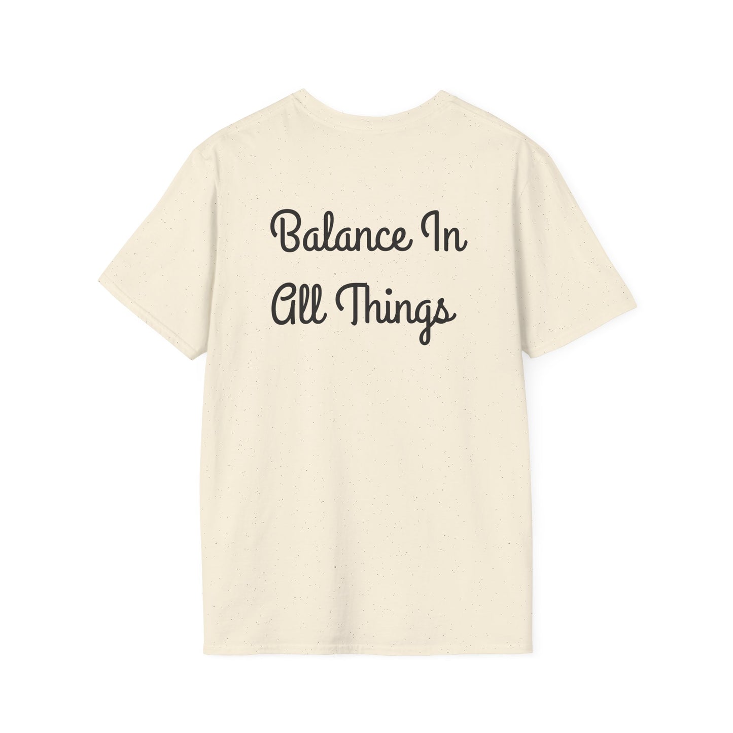 Unisex Softstyle T-Shirt - Balance In All Things Graphic Tee