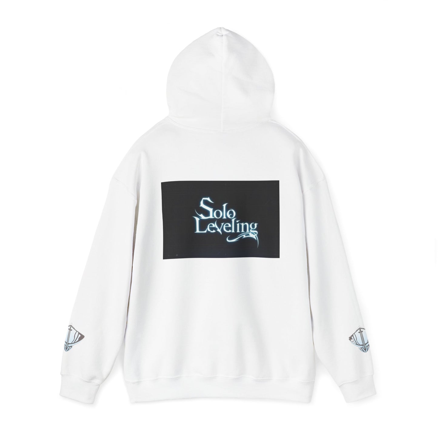 Unisex Heavy Blend™ Hooded Sweatshirt - Solo Leveling Graphic with Dark Aesthetic