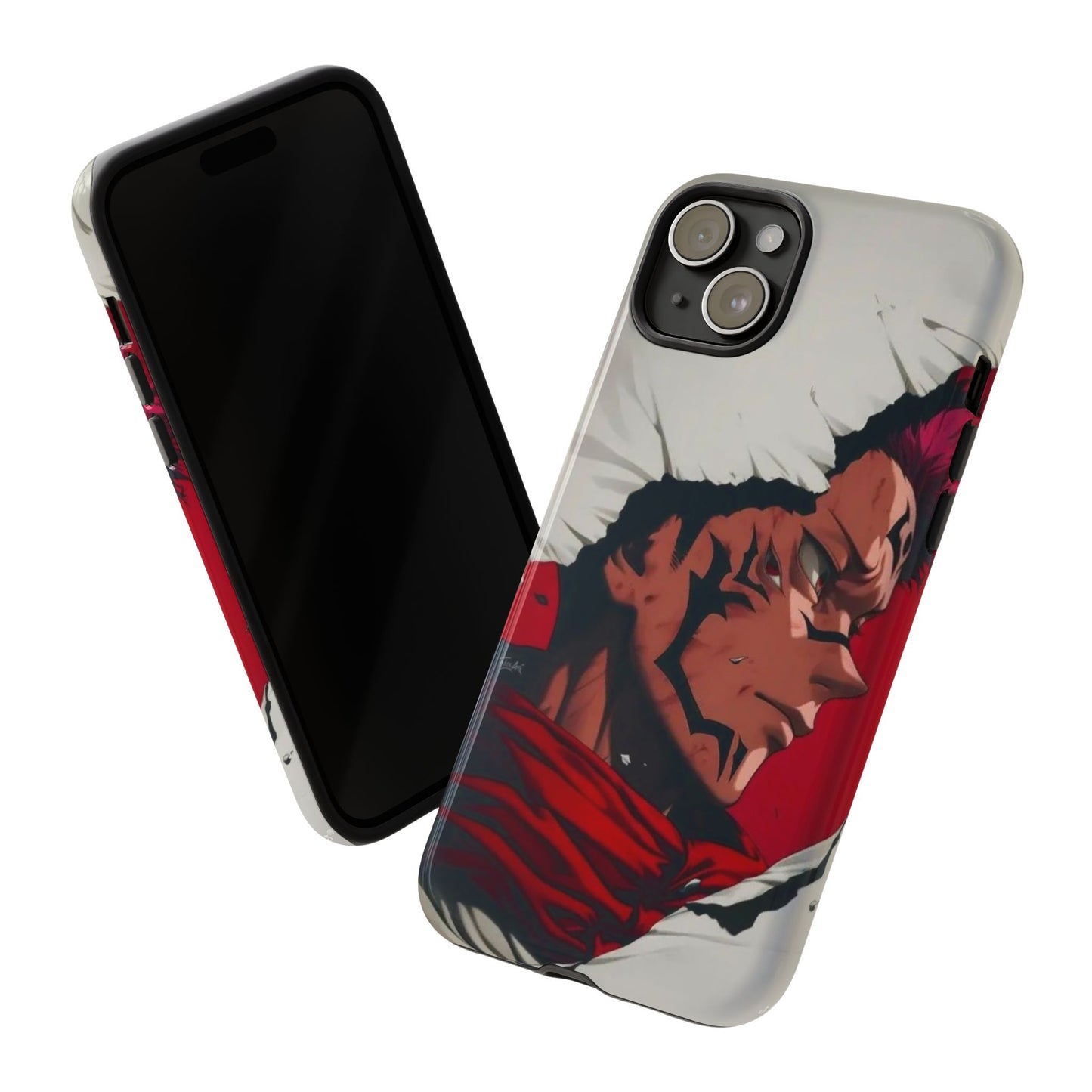 Tough Cases: Durable Phone Case Featuring Bold Anime Design