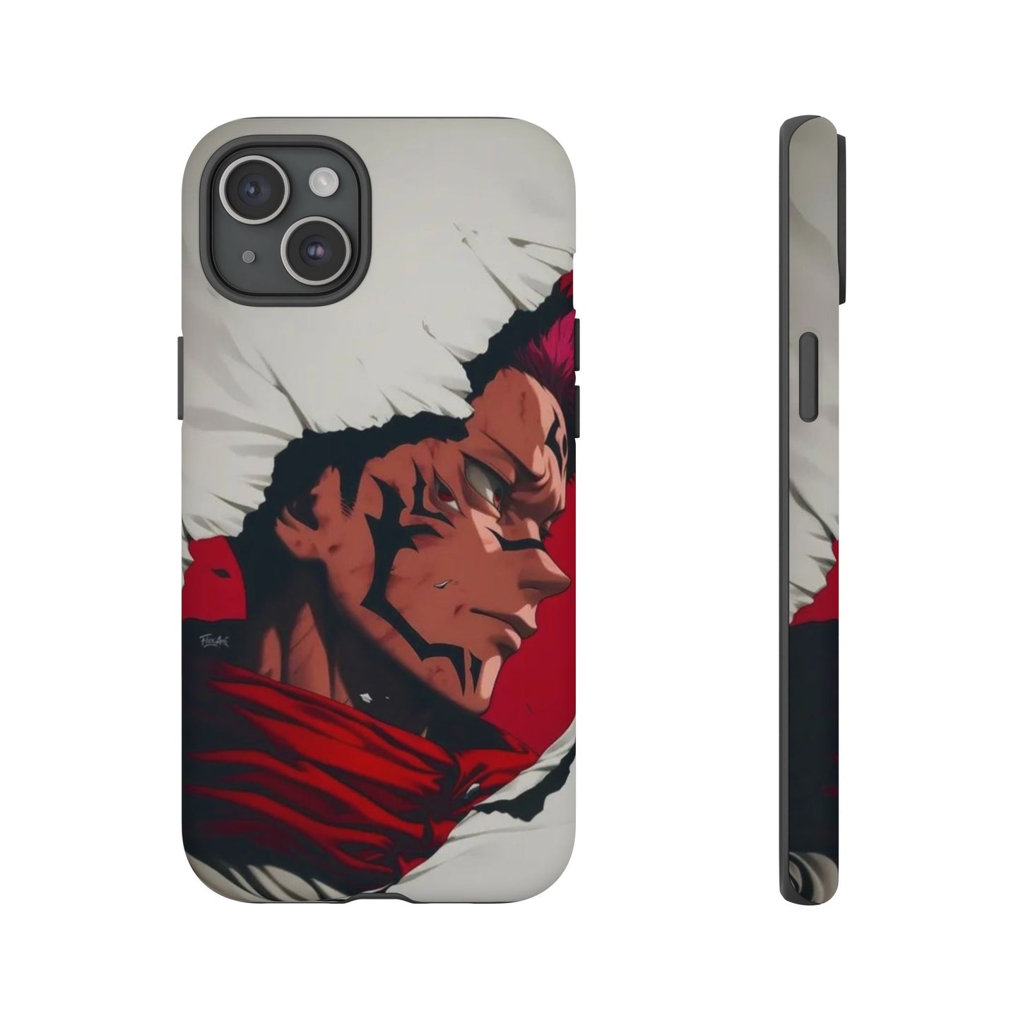 Tough Cases: Durable Phone Case Featuring Bold Anime Design