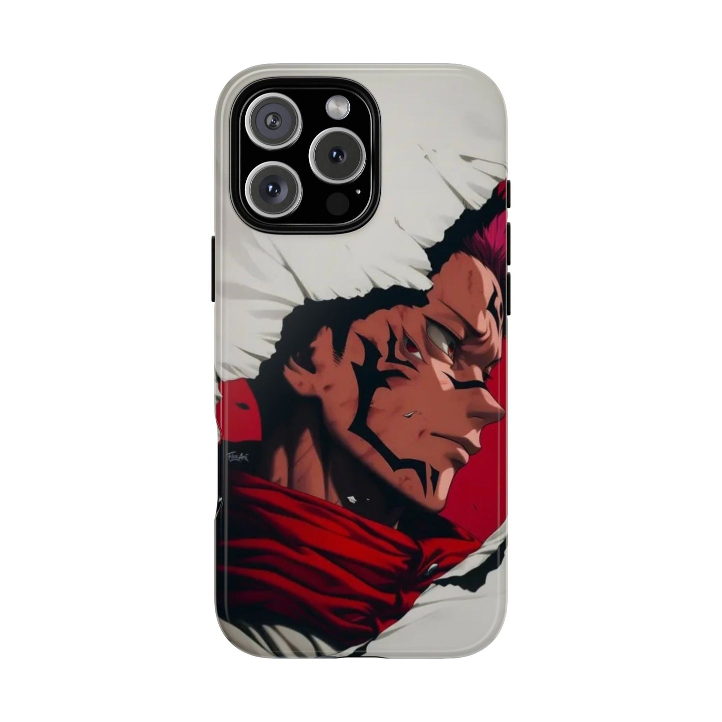 Tough Cases: Durable Phone Case Featuring Bold Anime Design