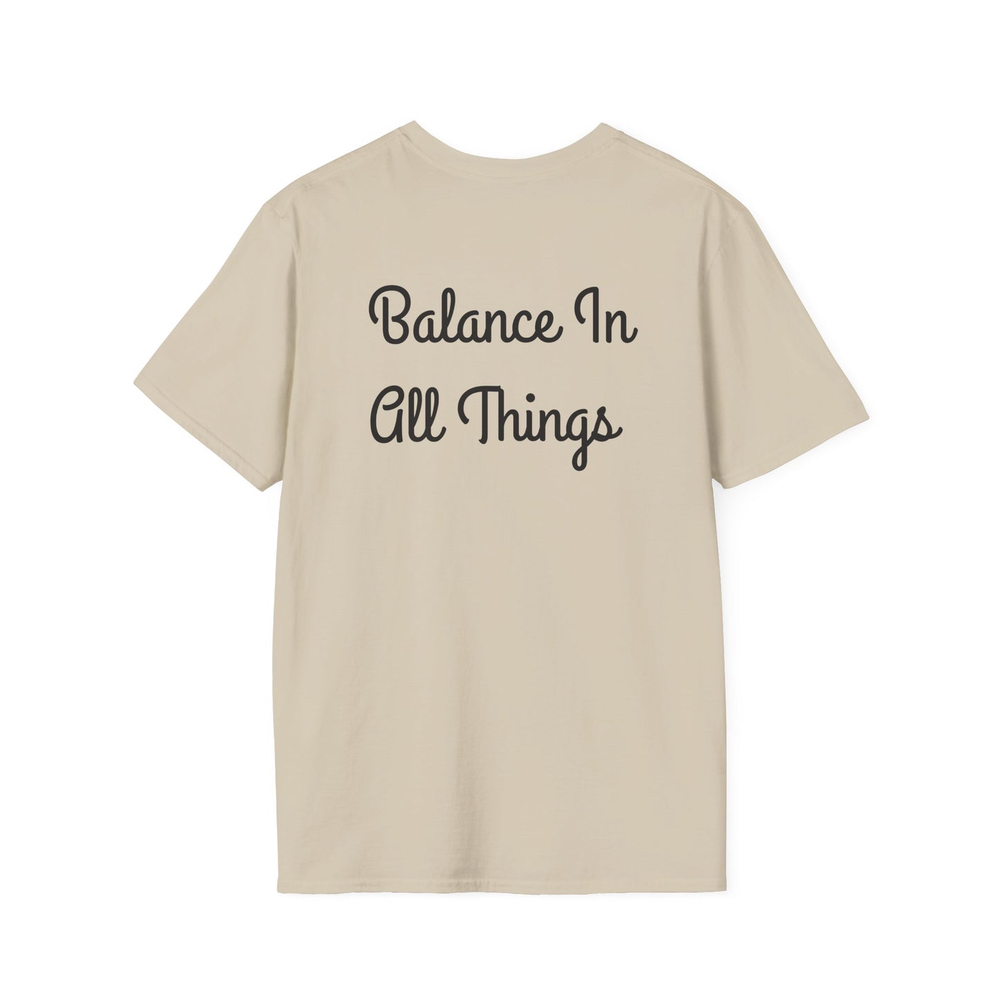 Unisex Softstyle T-Shirt - Balance In All Things Graphic Tee