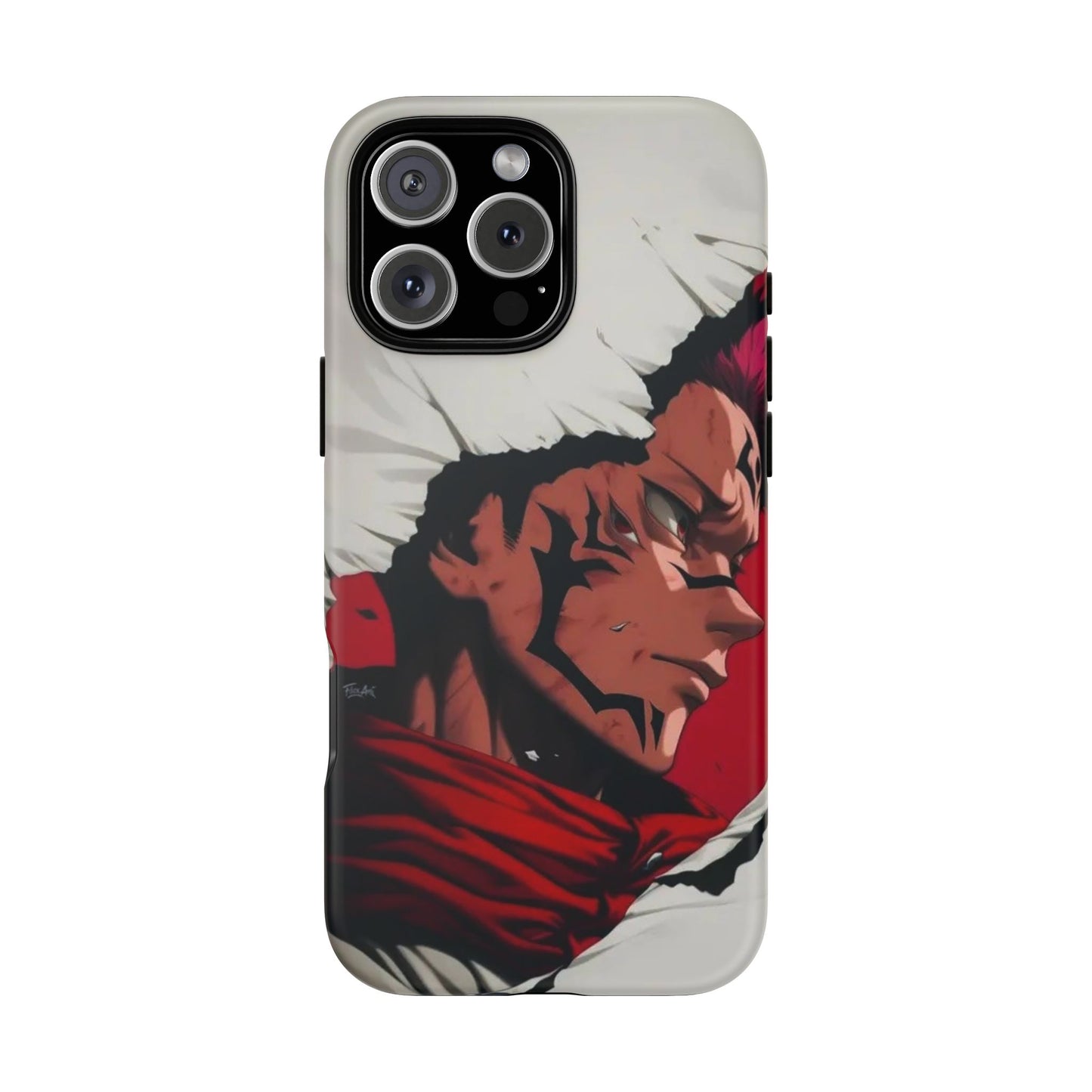 Tough Cases: Durable Phone Case Featuring Bold Anime Design