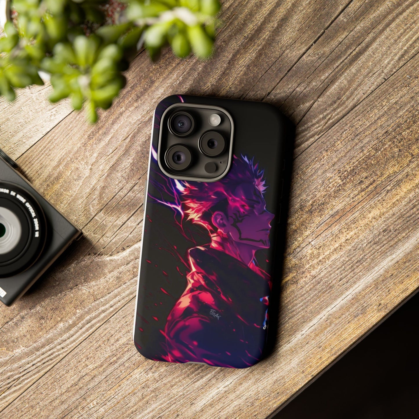 Tough Cases: Stylish Phone Case with Bold Anime Design