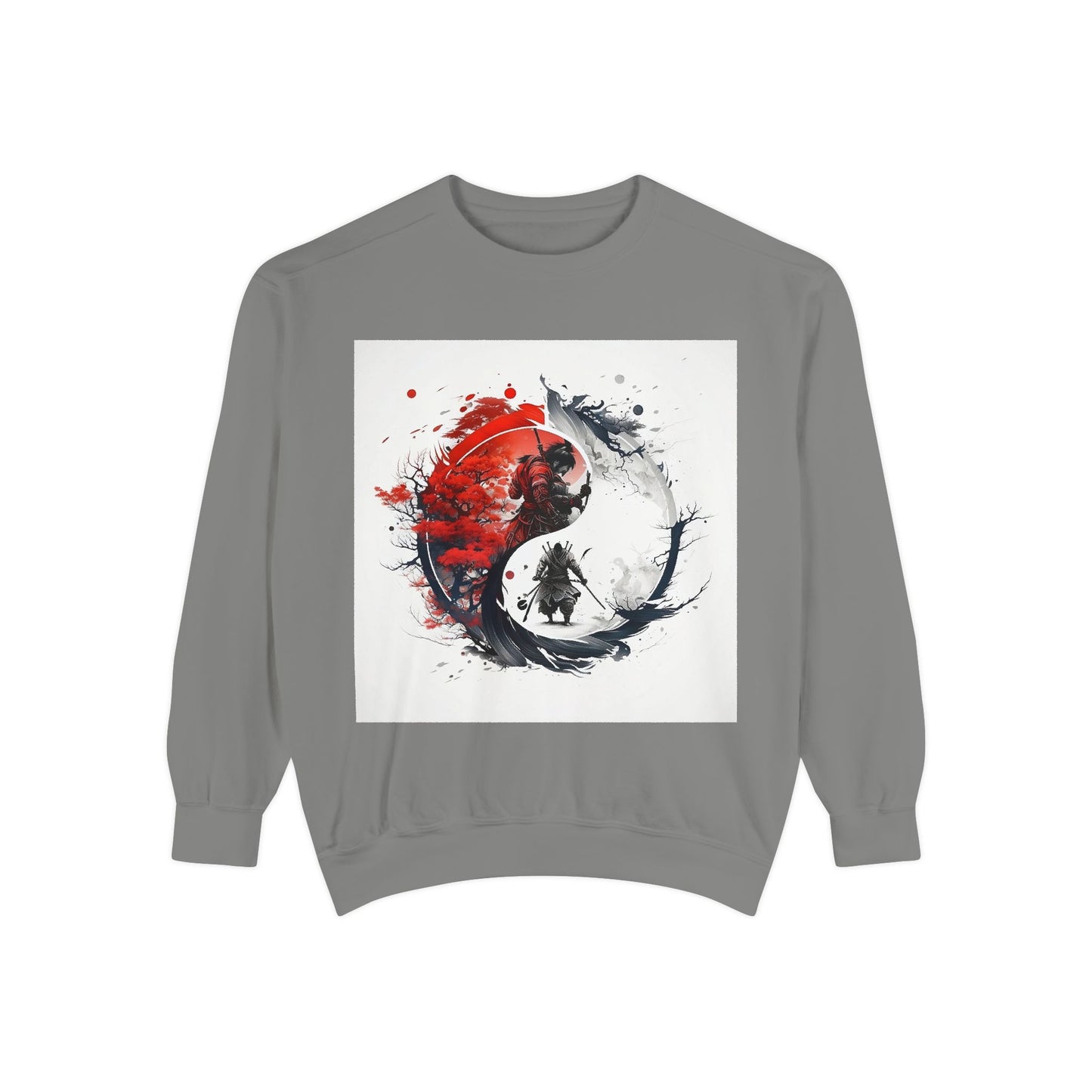 Yin Yang Design Unisex Sweatshirt - Cozy & Stylish