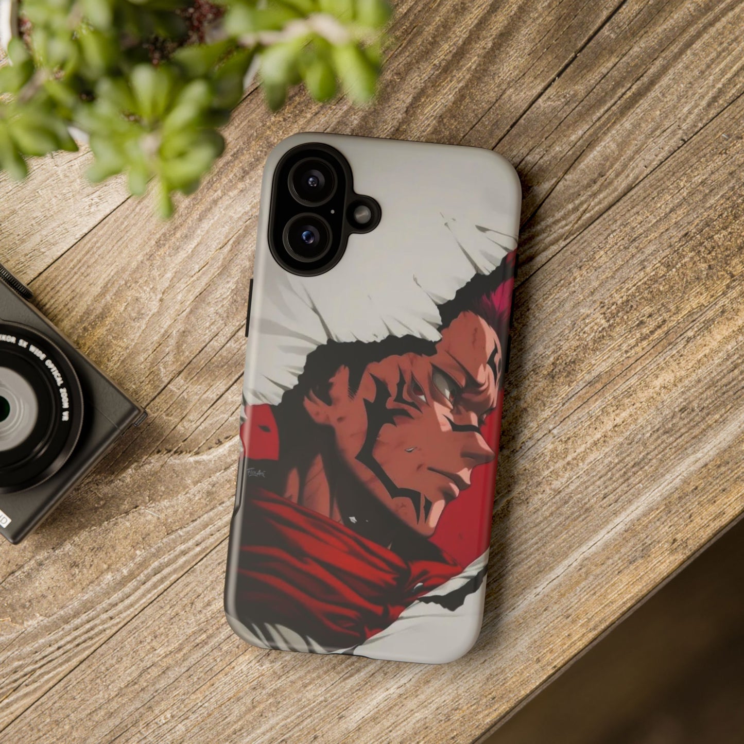 Tough Cases: Durable Phone Case Featuring Bold Anime Design