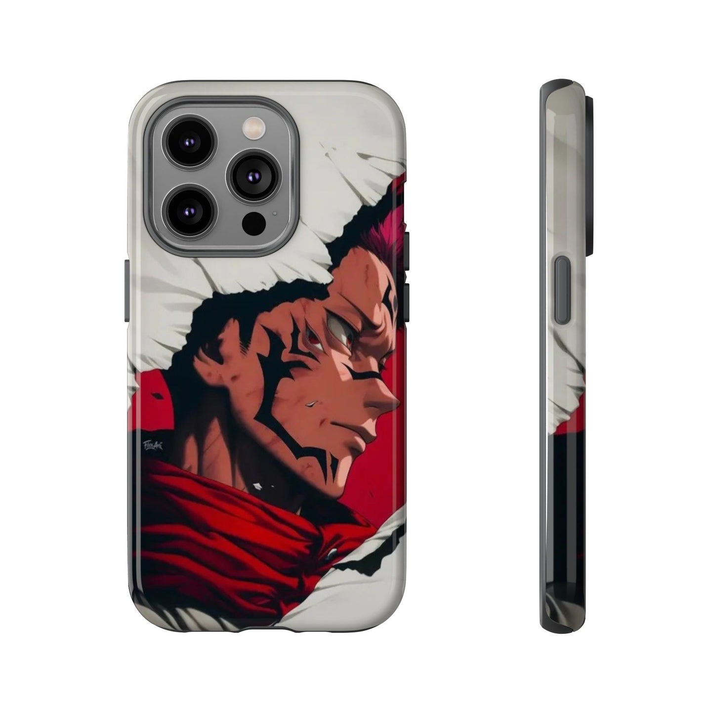 Tough Cases: Durable Phone Case Featuring Bold Anime Design