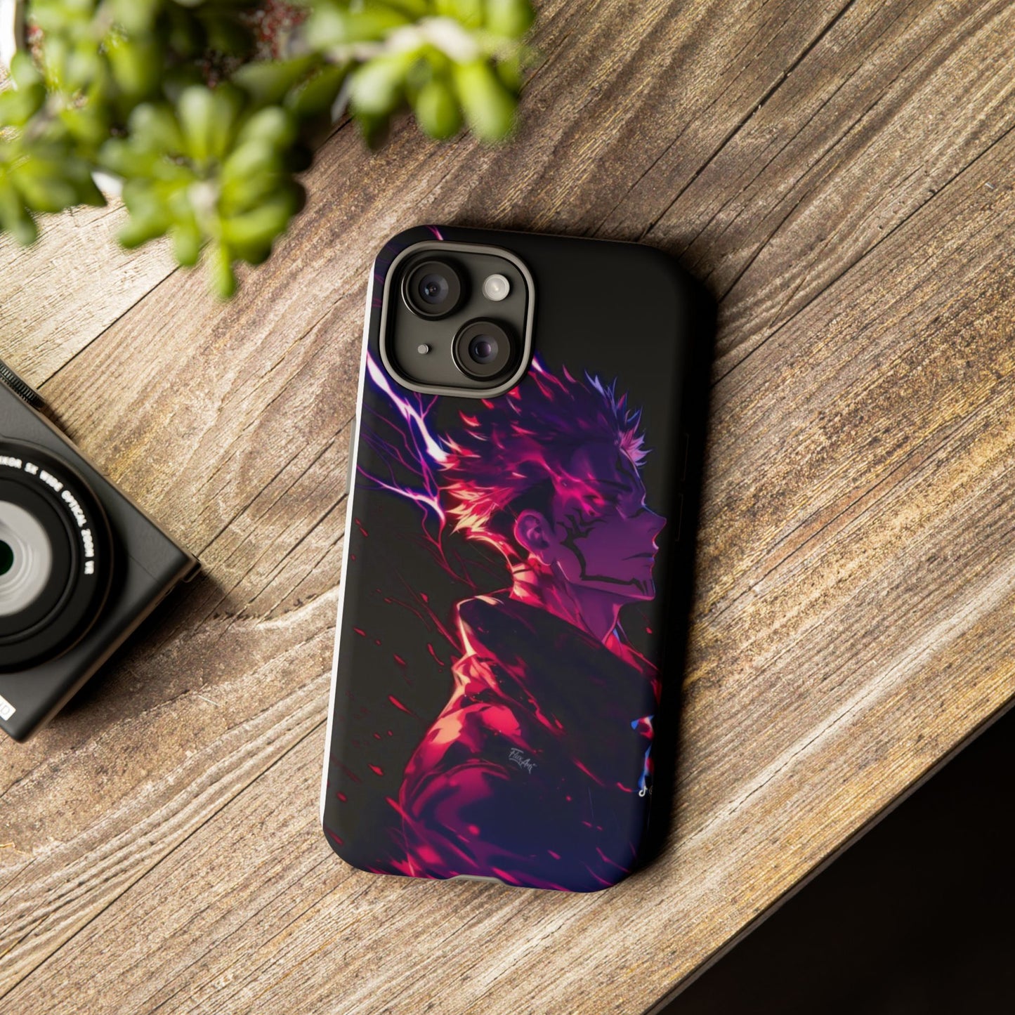 Tough Cases: Stylish Phone Case with Bold Anime Design