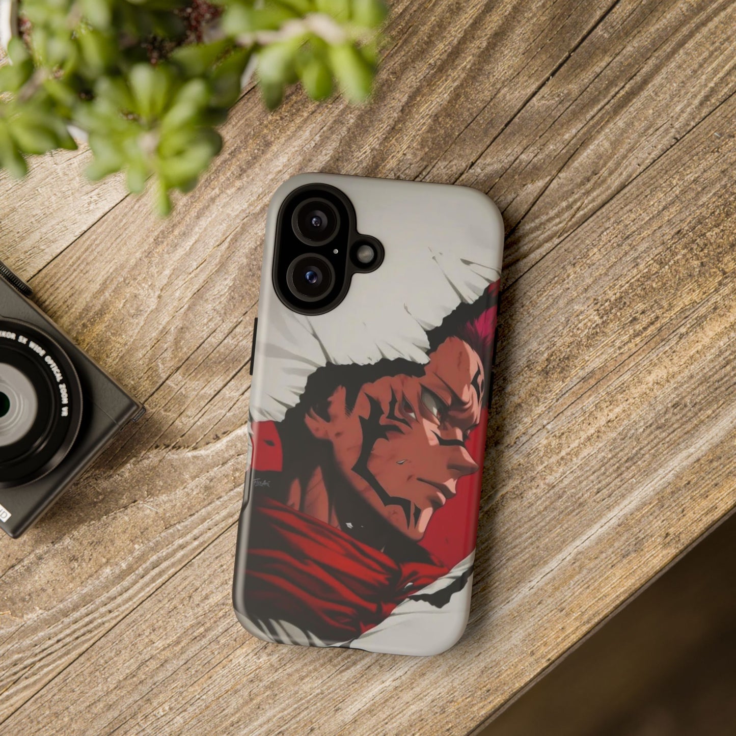 Tough Cases: Durable Phone Case Featuring Bold Anime Design