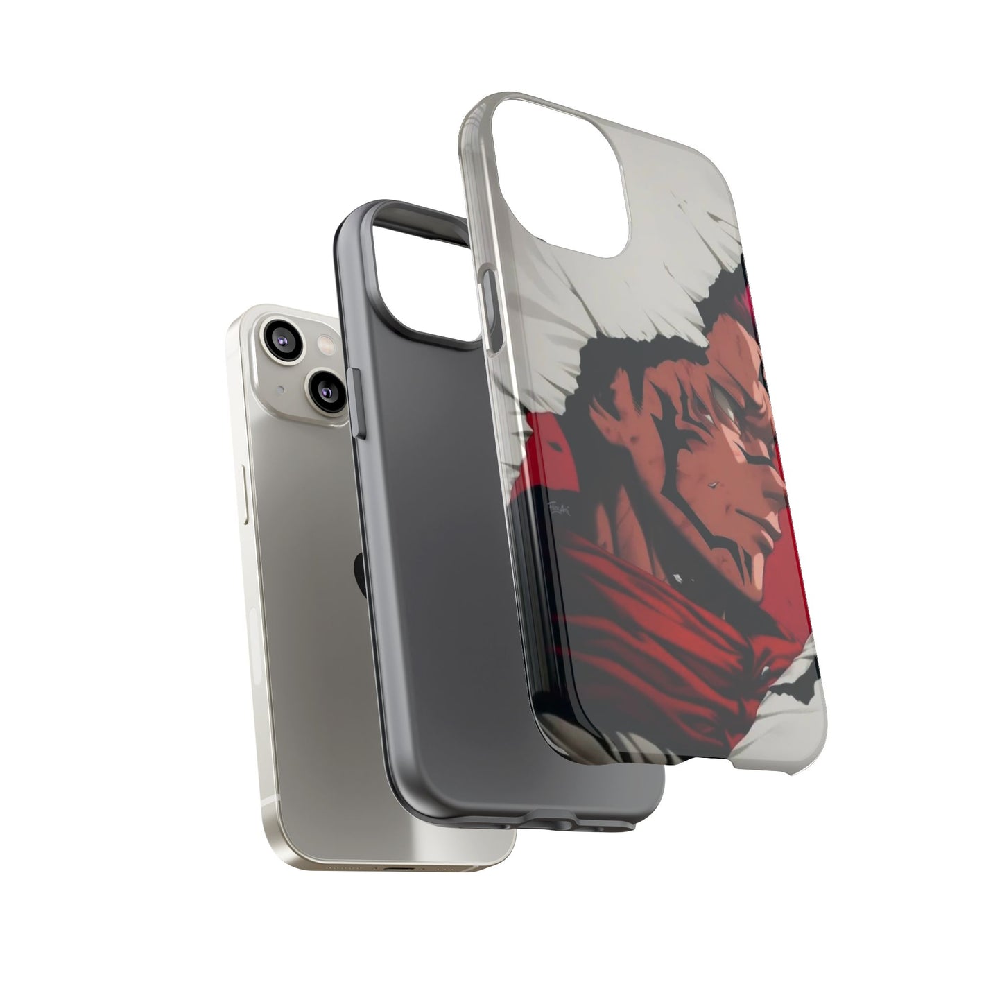 Tough Cases: Durable Phone Case Featuring Bold Anime Design