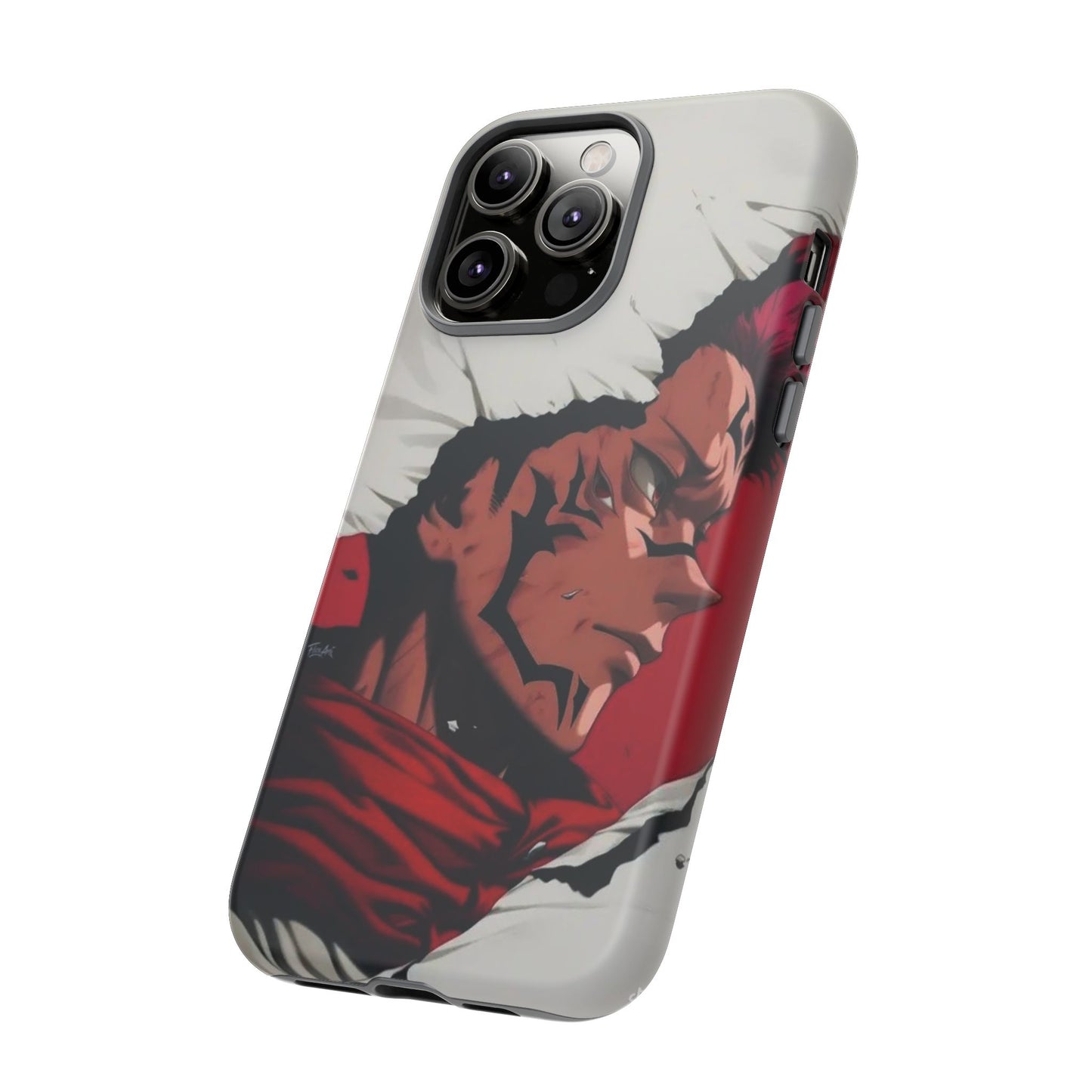 Tough Cases: Durable Phone Case Featuring Bold Anime Design