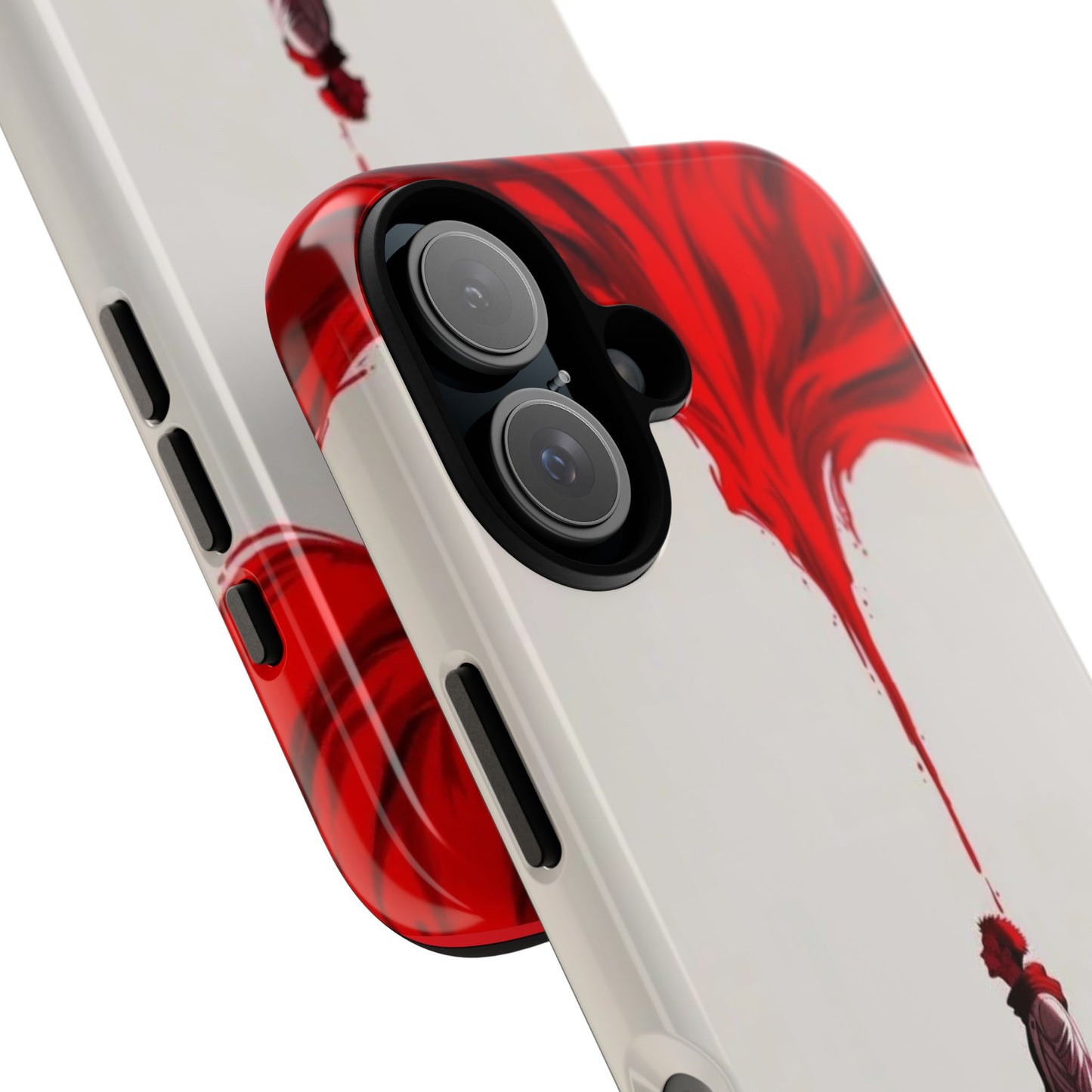 Bold Art Phone Case - Tough Cases with Dramatic Red Design