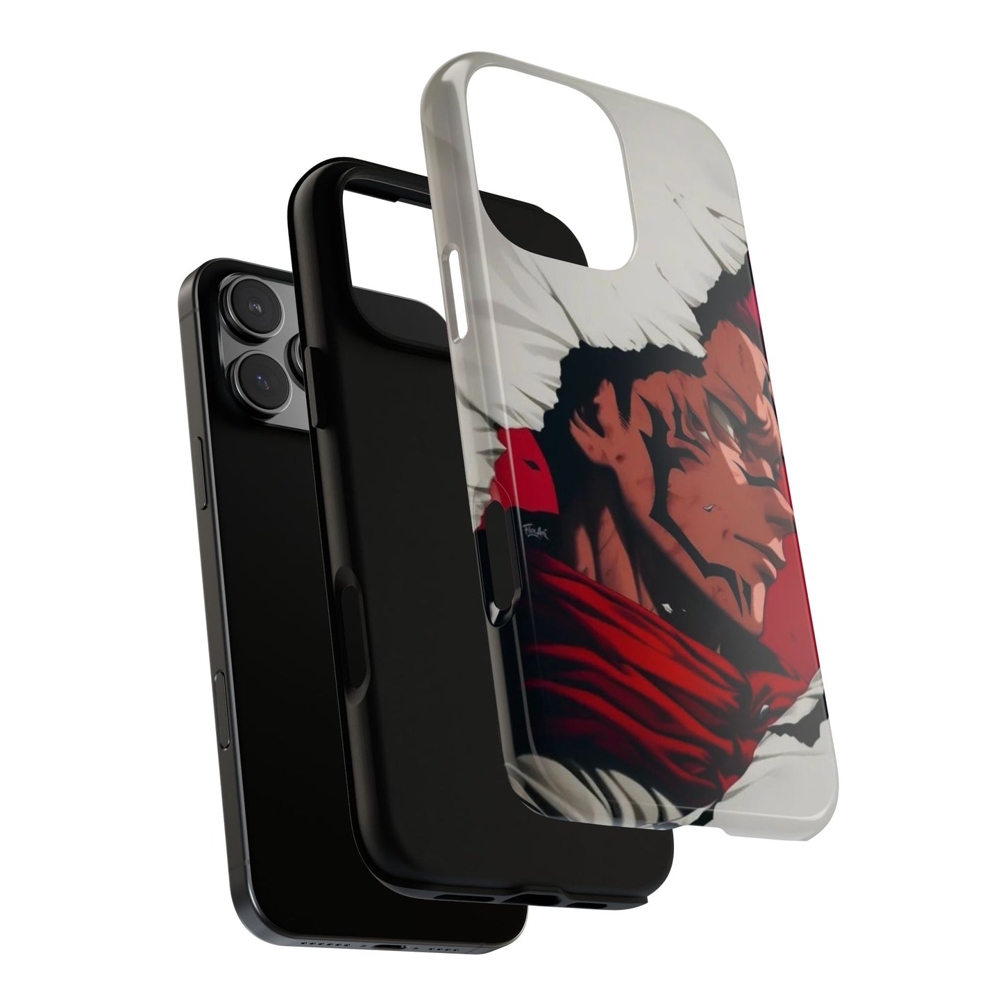 Tough Cases: Durable Phone Case Featuring Bold Anime Design