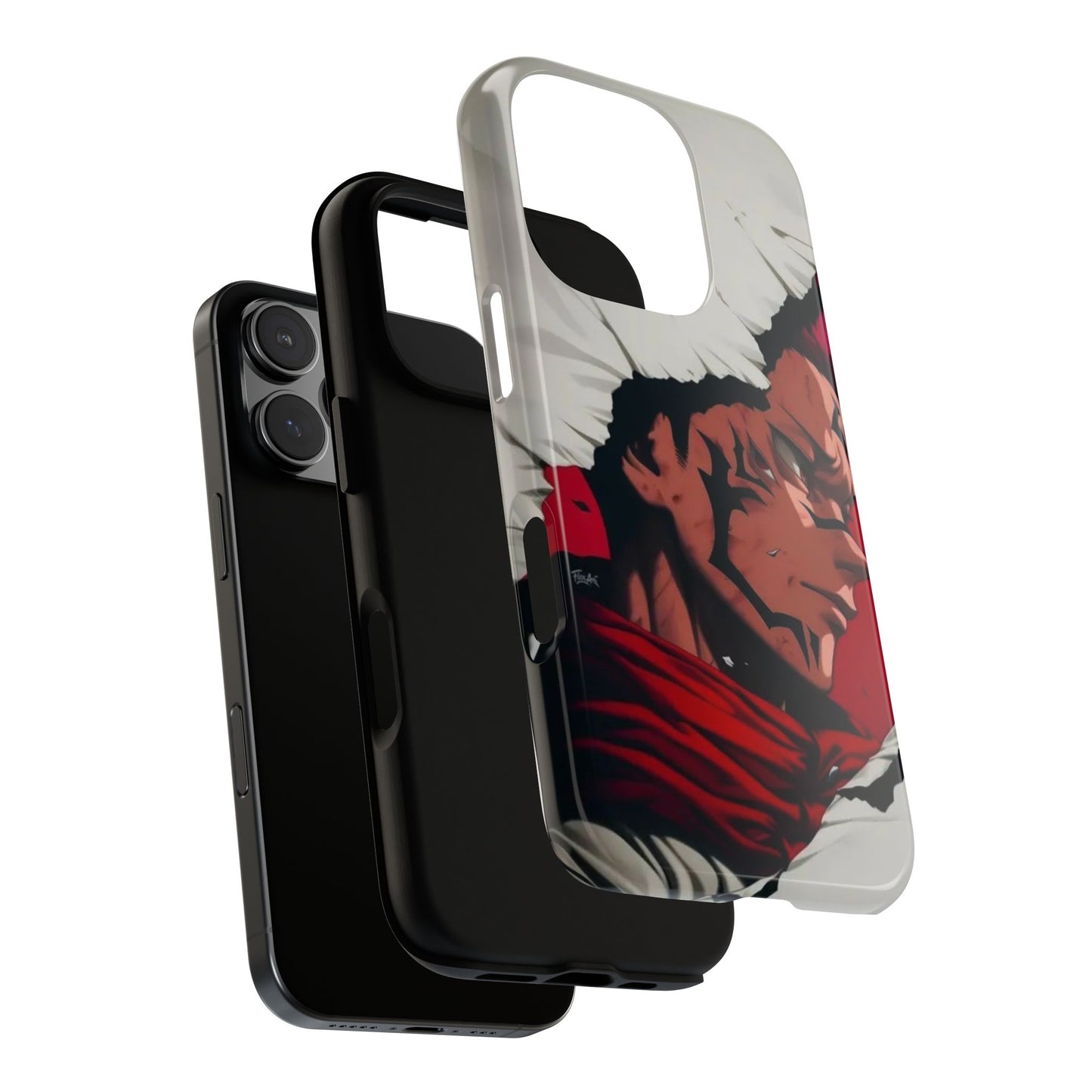 Tough Cases: Durable Phone Case Featuring Bold Anime Design