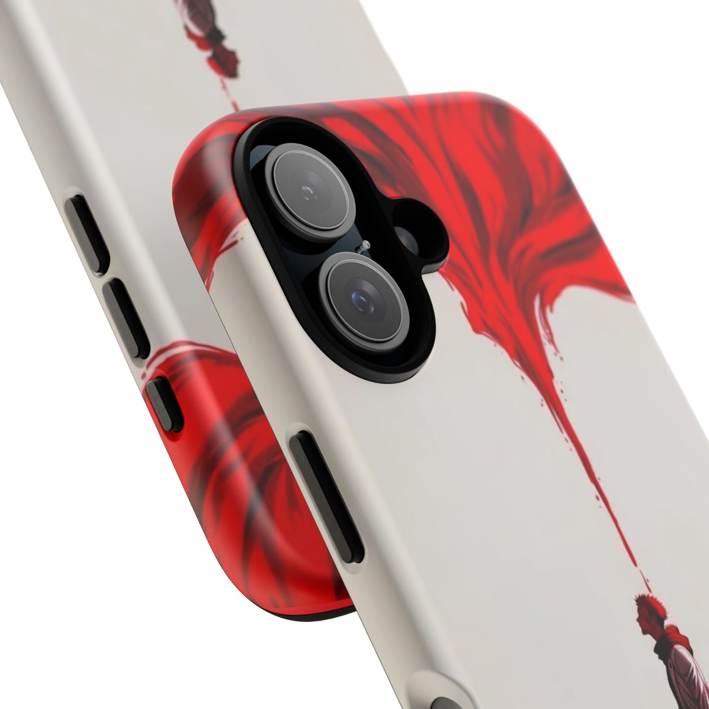 Bold Art Phone Case - Tough Cases with Dramatic Red Design