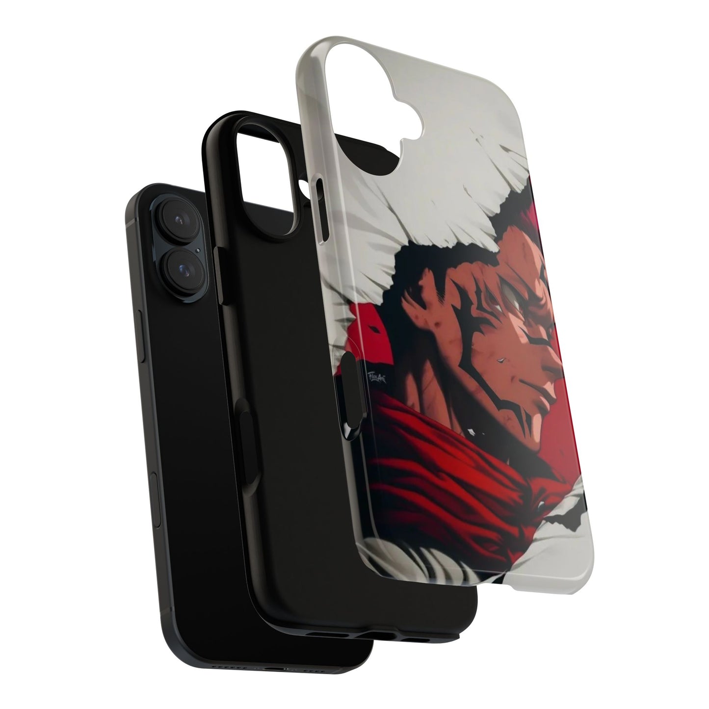 Tough Cases: Durable Phone Case Featuring Bold Anime Design