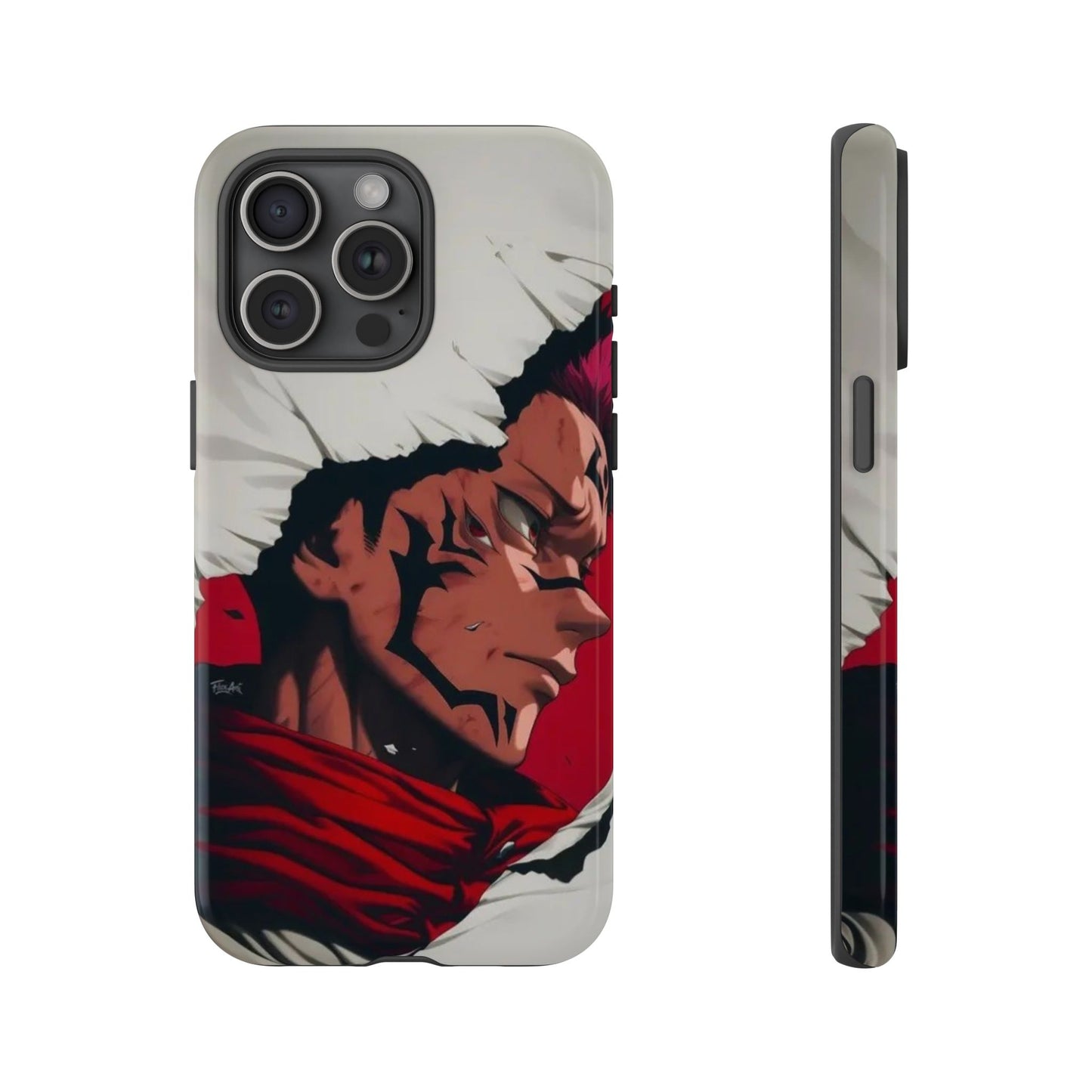 Tough Cases: Durable Phone Case Featuring Bold Anime Design