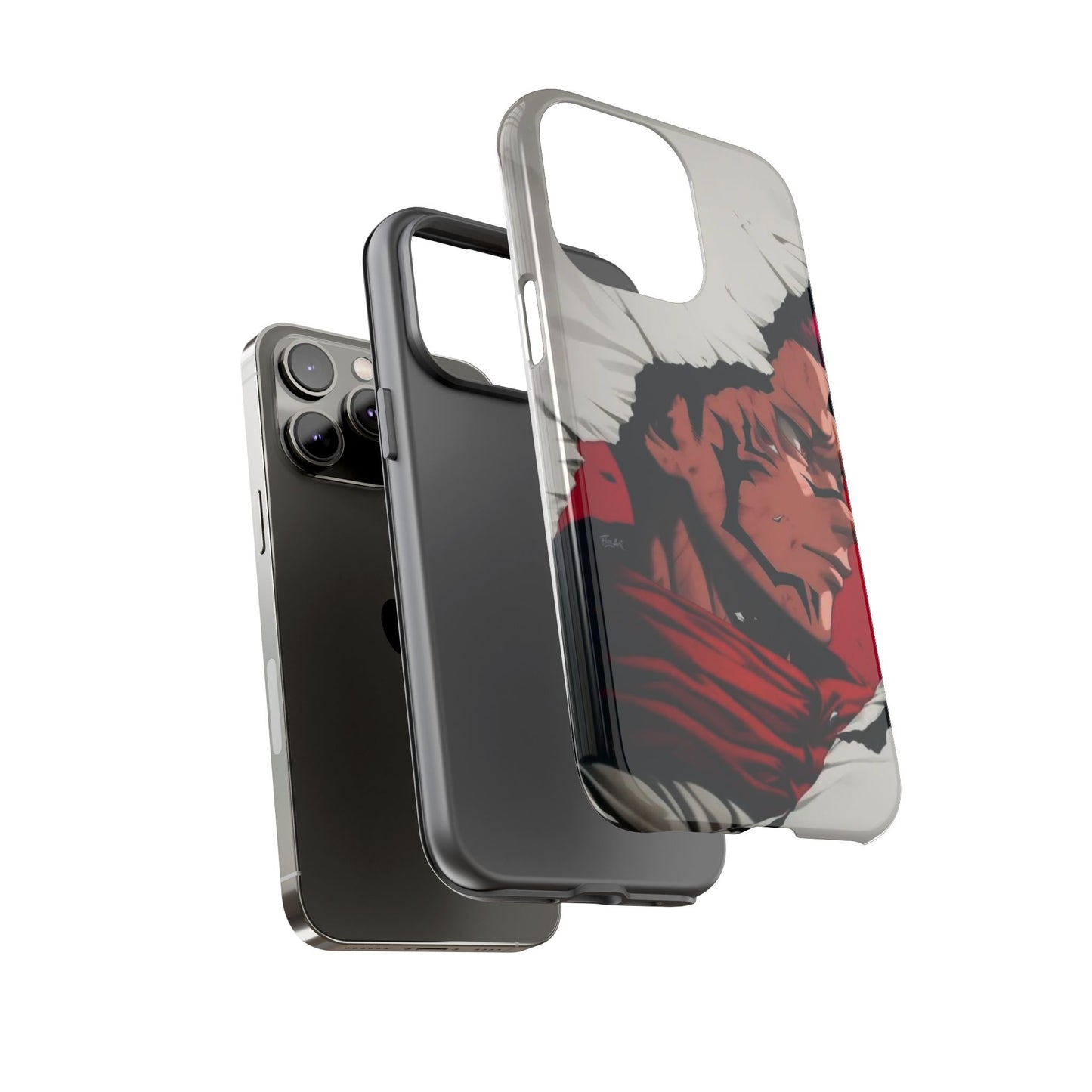 Tough Cases: Durable Phone Case Featuring Bold Anime Design