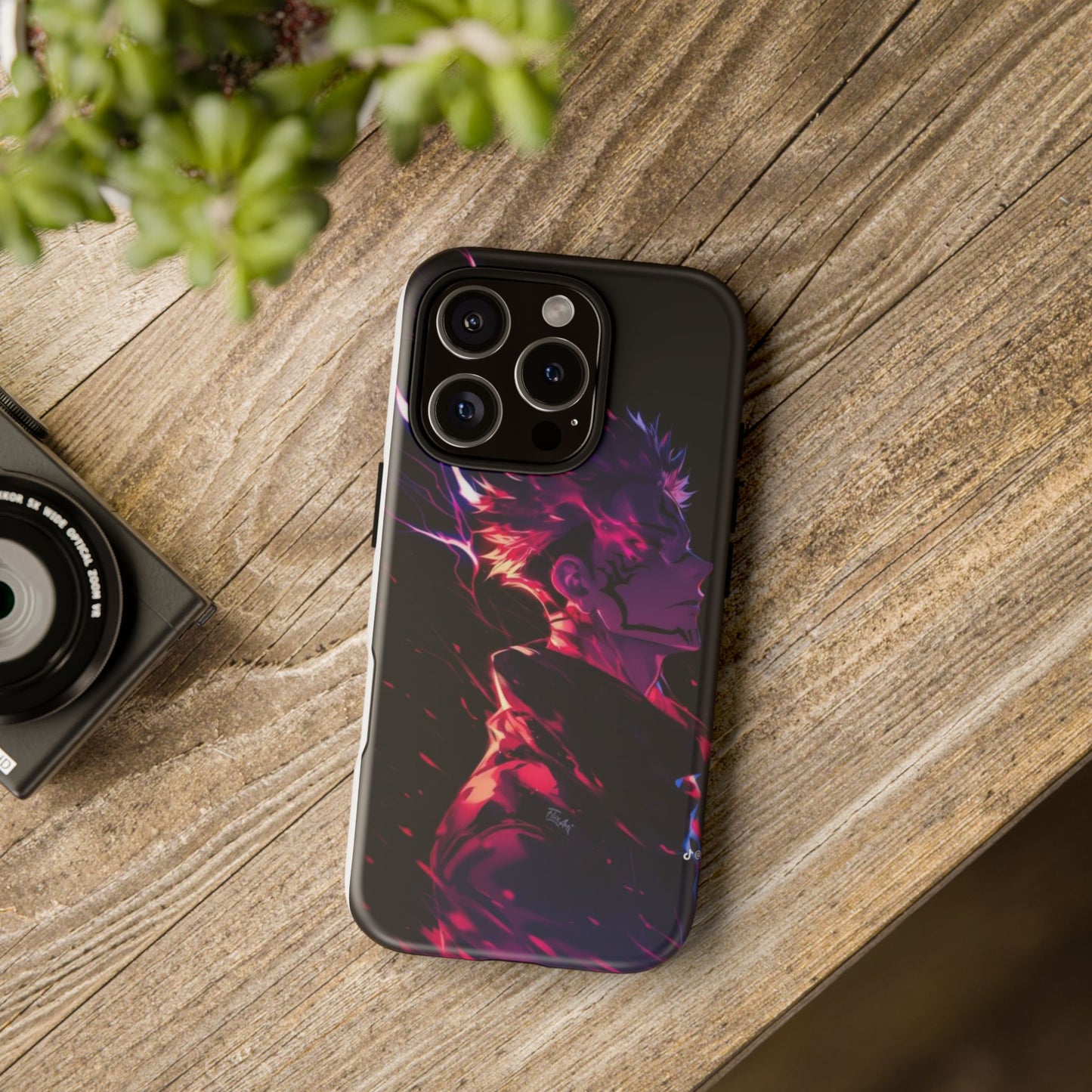 Tough Cases: Stylish Phone Case with Bold Anime Design