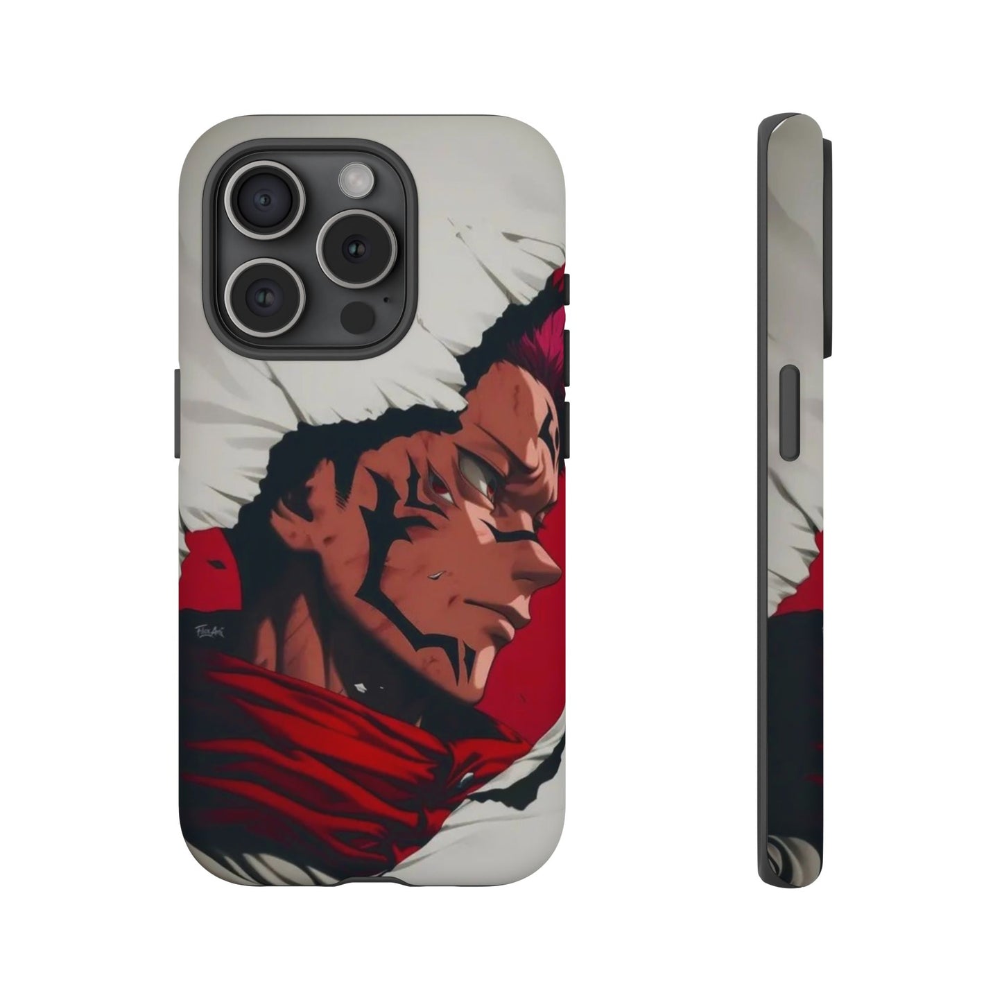 Tough Cases: Durable Phone Case Featuring Bold Anime Design