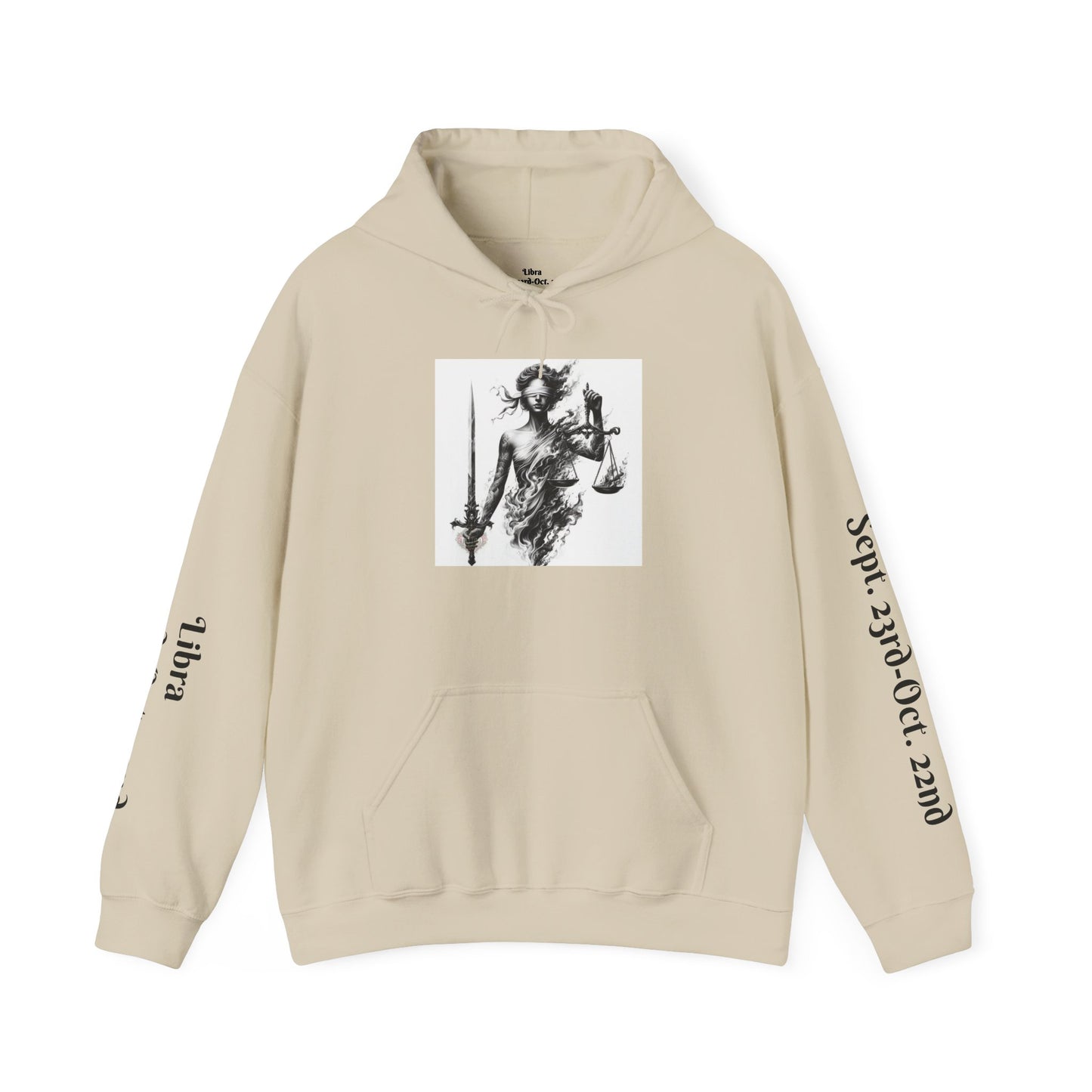 Libra Zodiac Heavy Blend Sweatshirt | Astrology Inspired Hoodie