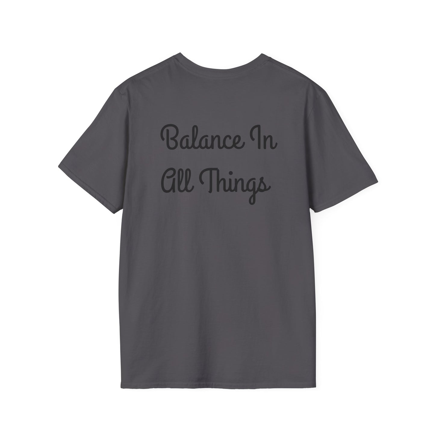 Unisex Softstyle T-Shirt - Balance In All Things Graphic Tee
