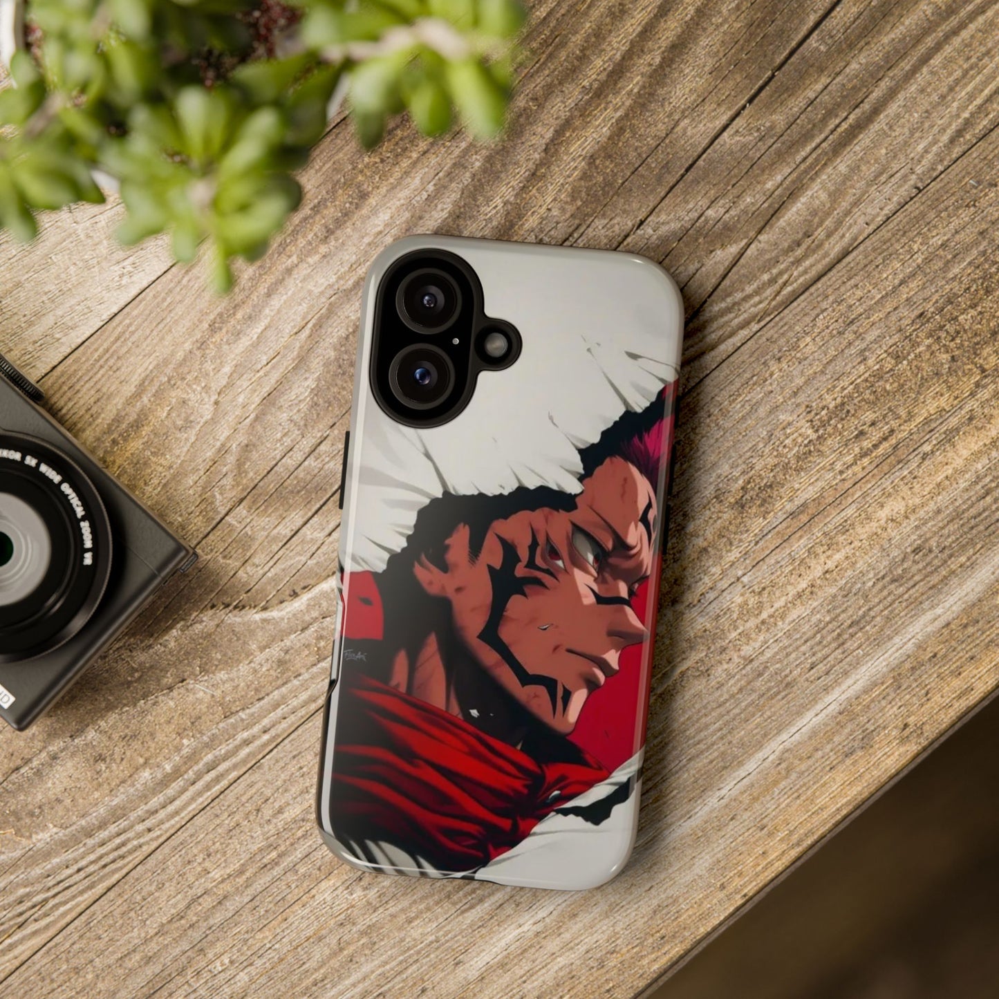 Tough Cases: Durable Phone Case Featuring Bold Anime Design