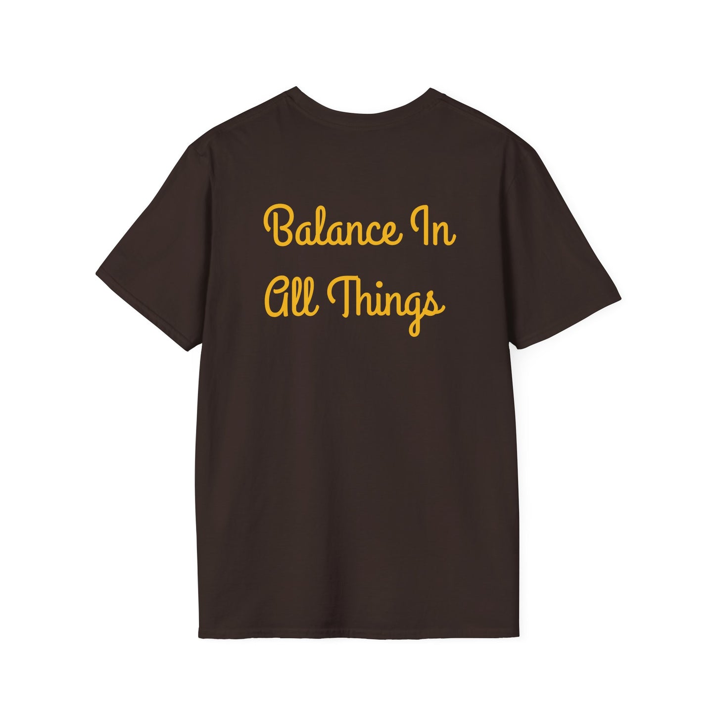 Unisex Softstyle T-Shirt - Balance In All Things Graphic Tee