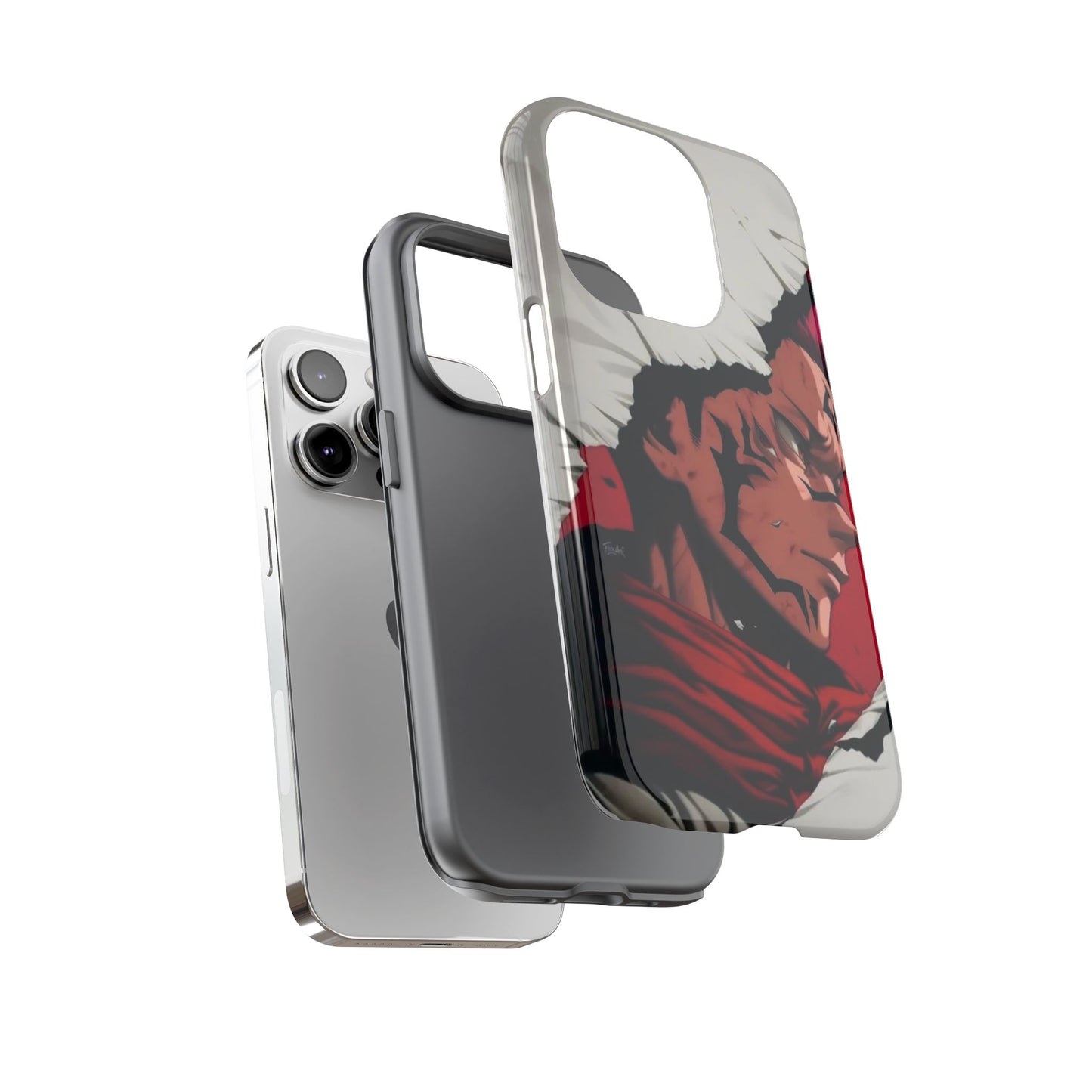 Tough Cases: Durable Phone Case Featuring Bold Anime Design
