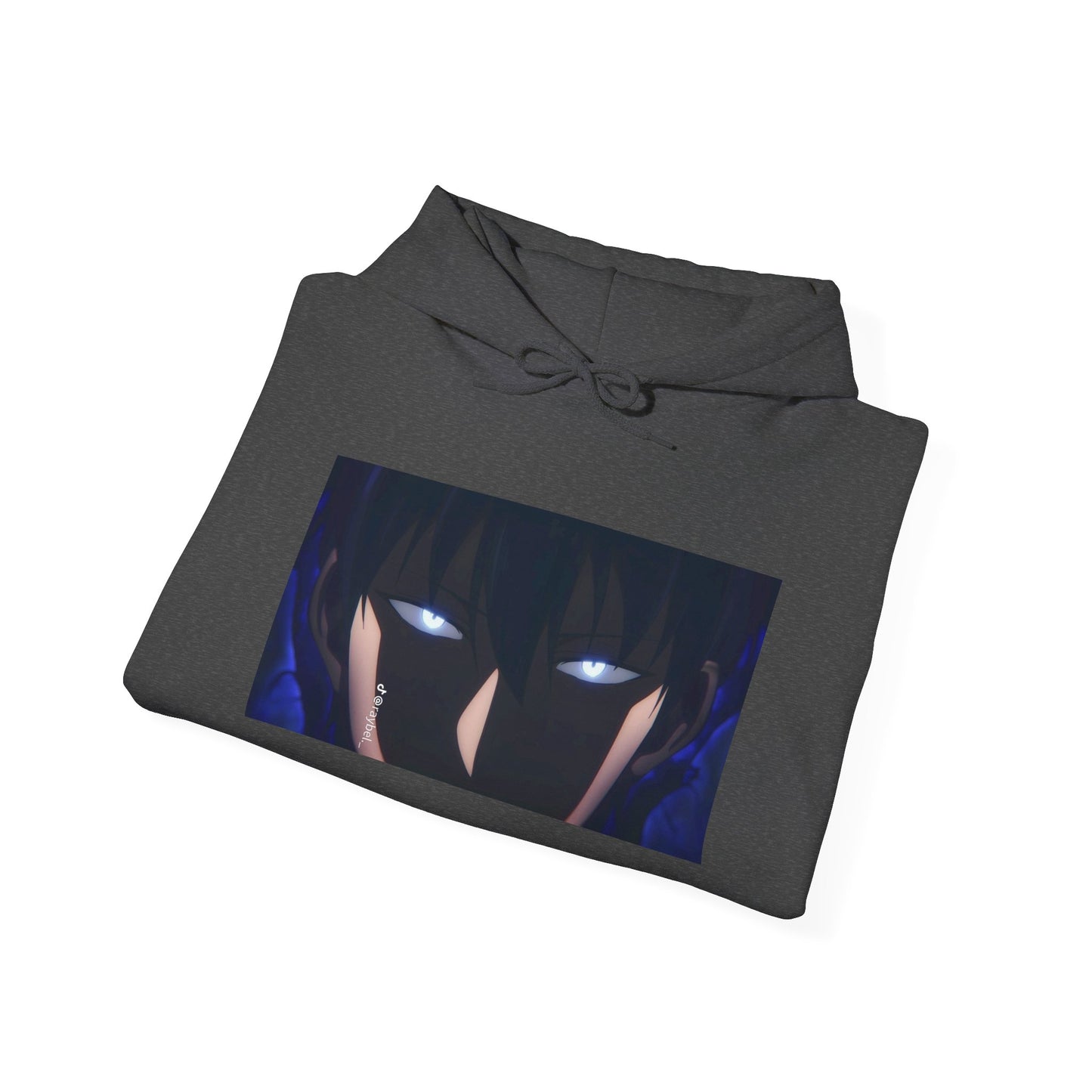 Unisex Heavy Blend™ Hooded Sweatshirt - Solo Leveling Graphic with Dark Aesthetic
