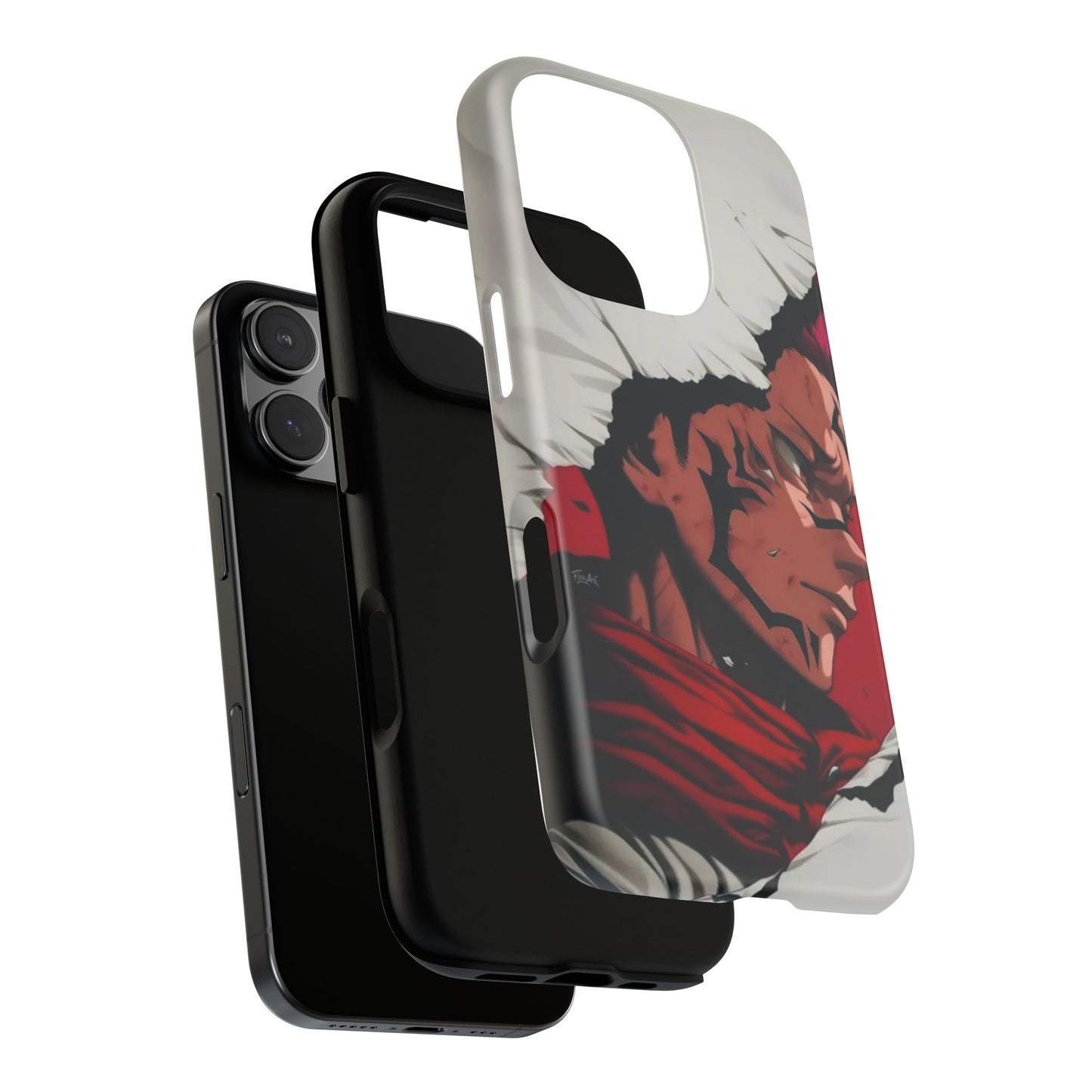 Tough Cases: Durable Phone Case Featuring Bold Anime Design
