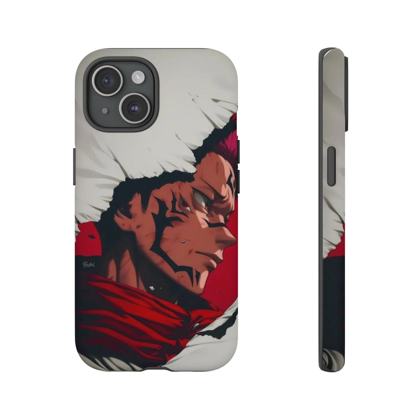 Tough Cases: Durable Phone Case Featuring Bold Anime Design