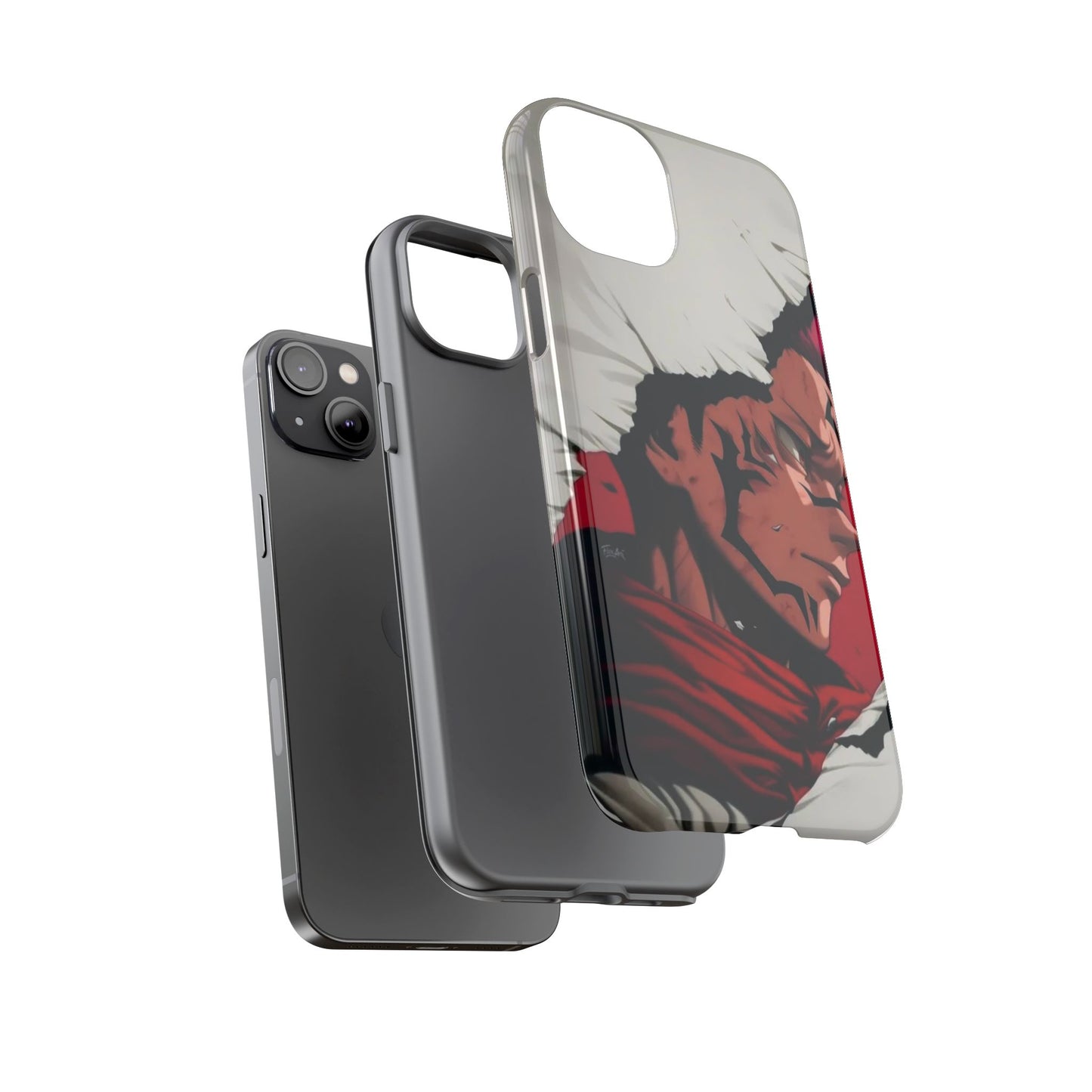 Tough Cases: Durable Phone Case Featuring Bold Anime Design