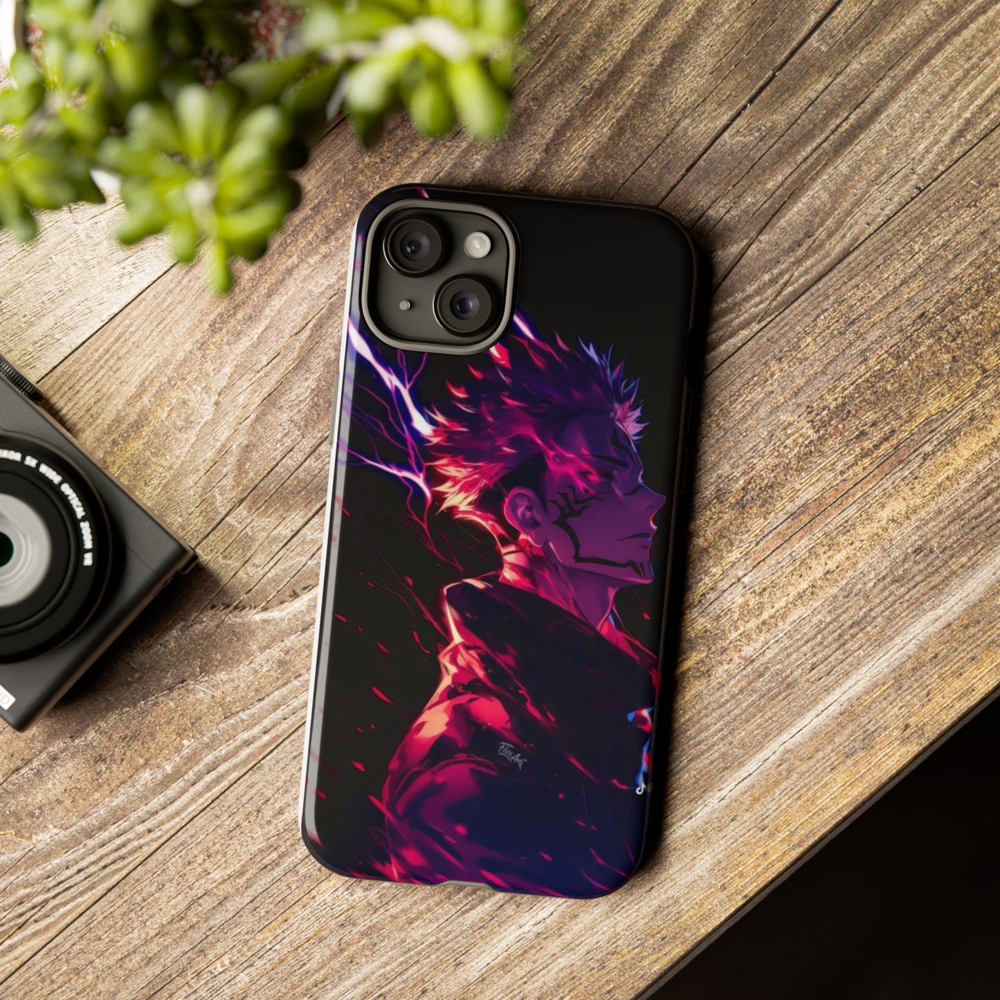 Tough Cases: Stylish Phone Case with Bold Anime Design