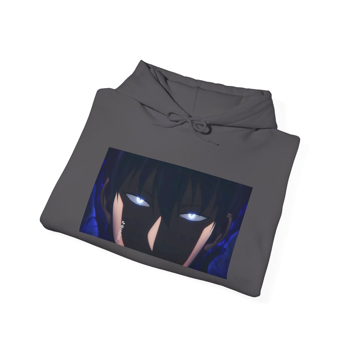 Unisex Heavy Blend™ Hooded Sweatshirt - Solo Leveling Graphic with Dark Aesthetic
