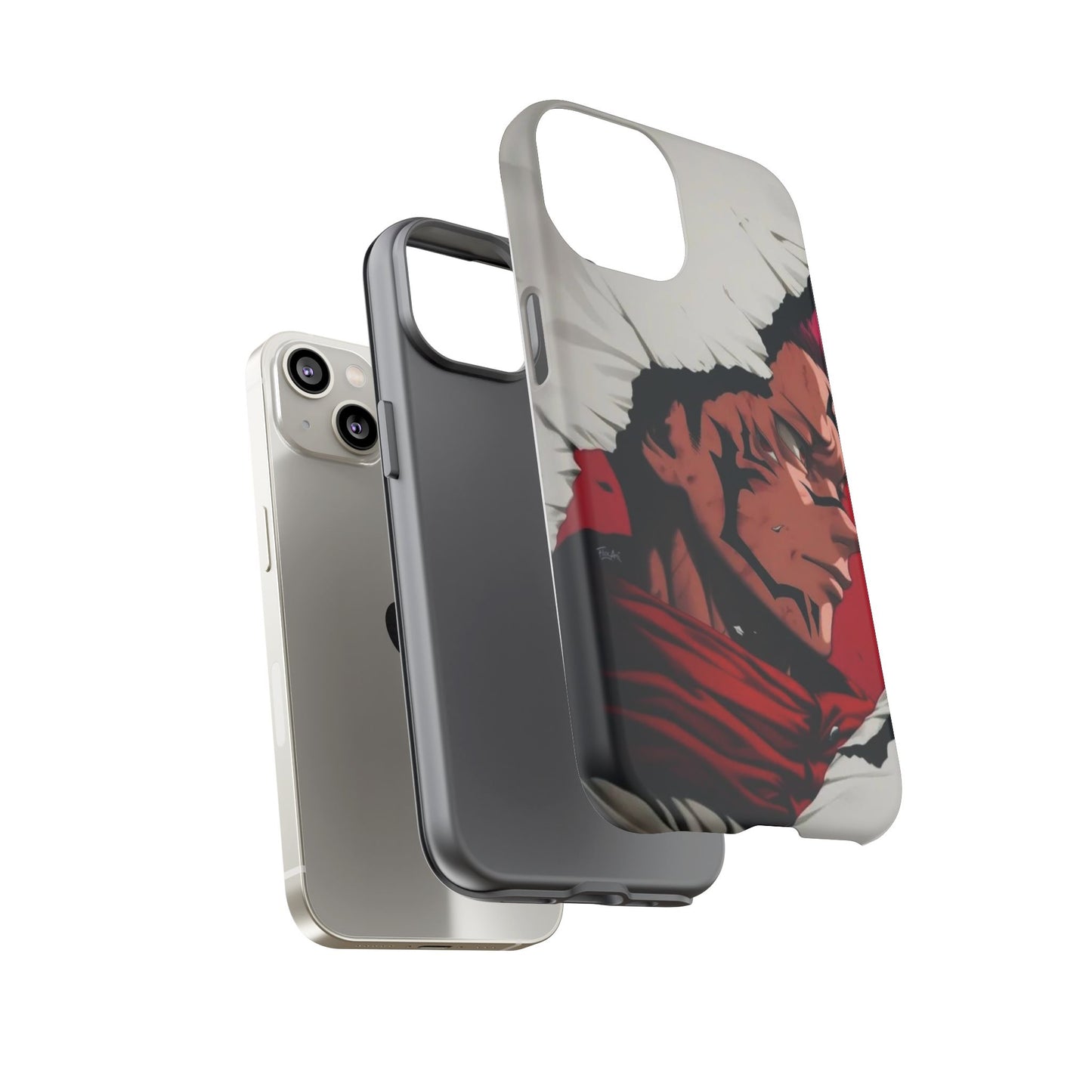 Tough Cases: Durable Phone Case Featuring Bold Anime Design