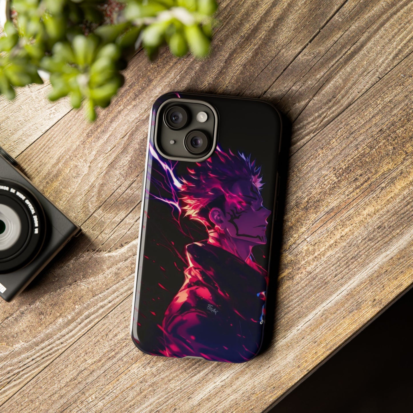 Tough Cases: Stylish Phone Case with Bold Anime Design