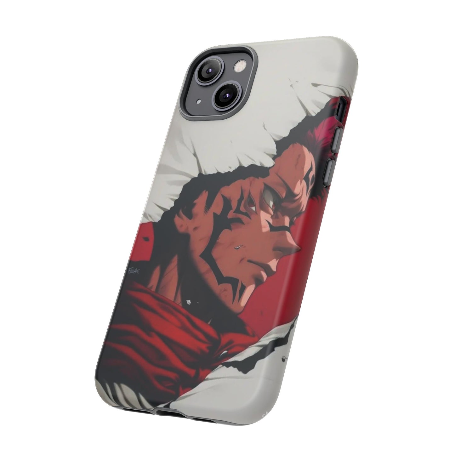 Tough Cases: Durable Phone Case Featuring Bold Anime Design