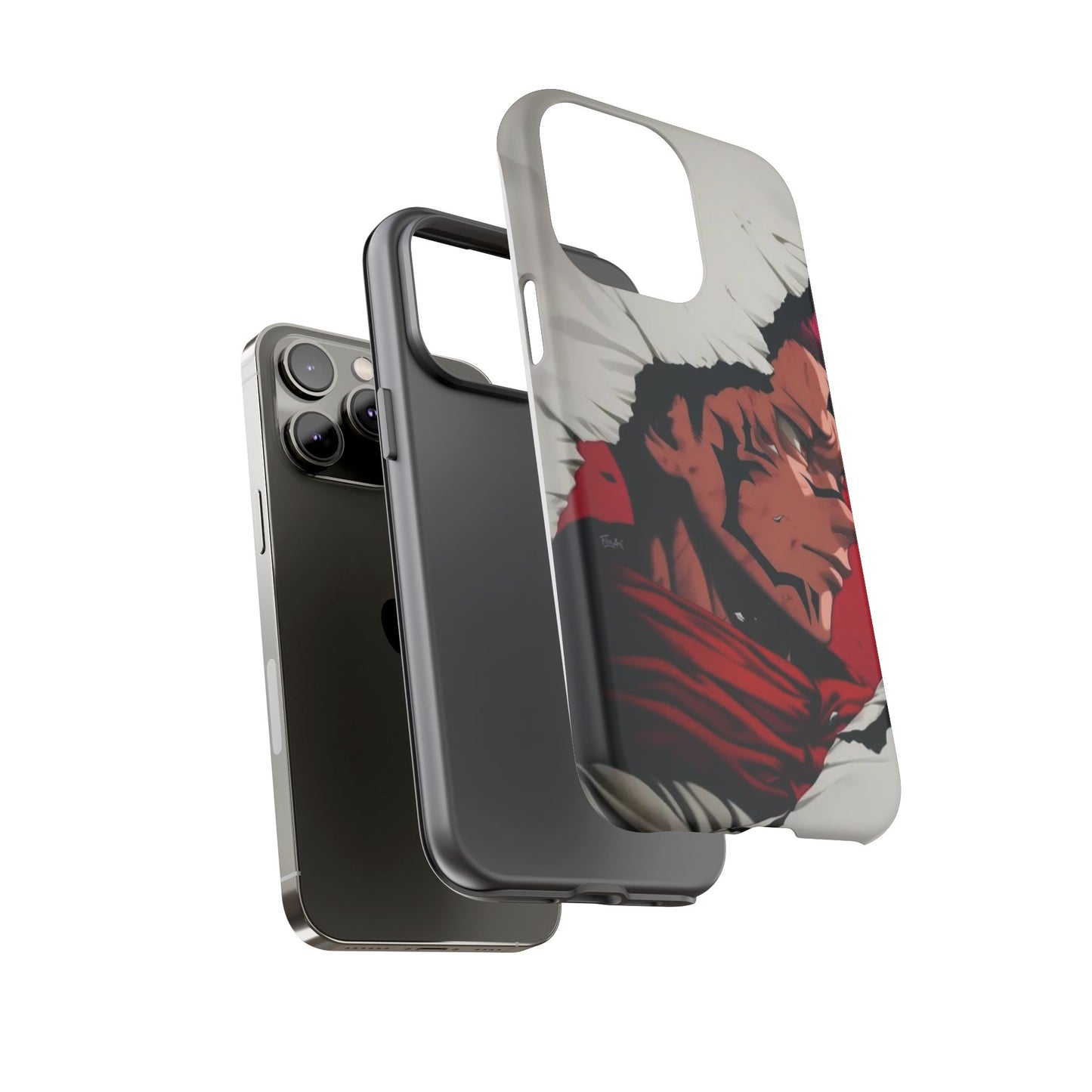 Tough Cases: Durable Phone Case Featuring Bold Anime Design