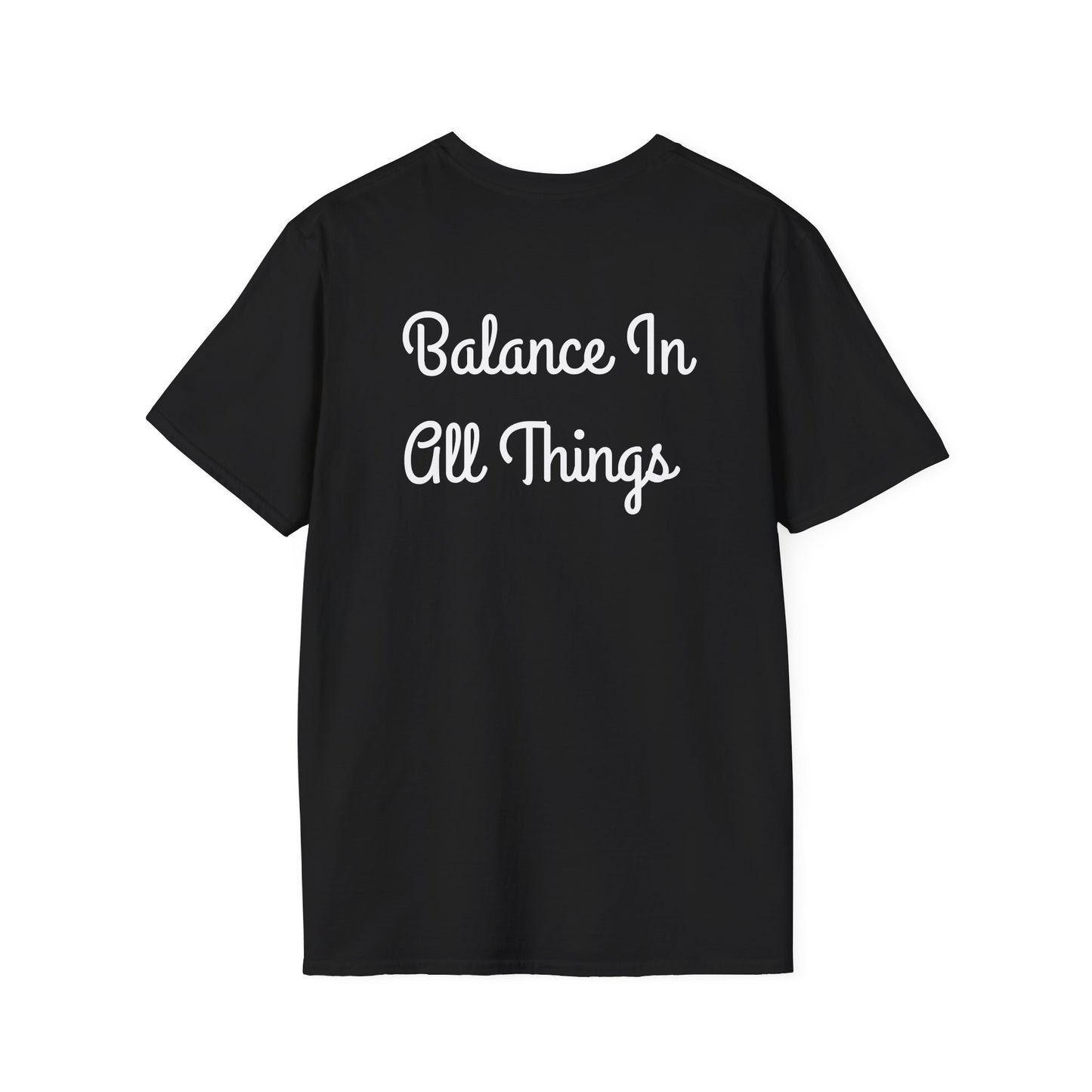 Unisex Softstyle T-Shirt - Balance In All Things Graphic Tee