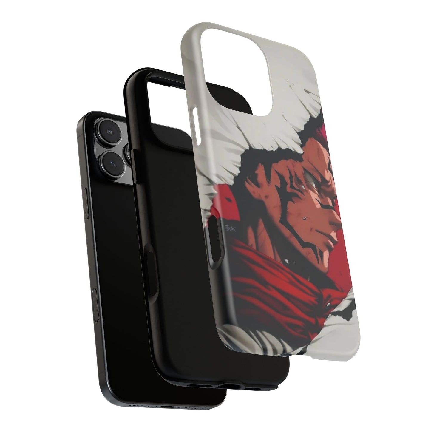 Tough Cases: Durable Phone Case Featuring Bold Anime Design