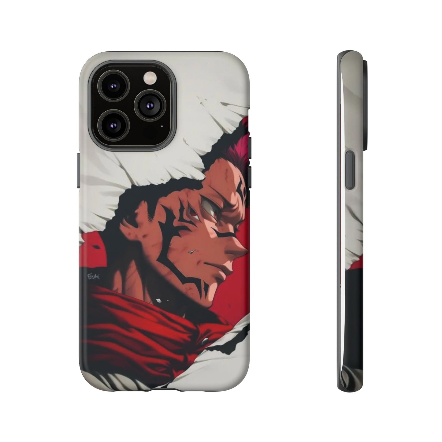 Tough Cases: Durable Phone Case Featuring Bold Anime Design
