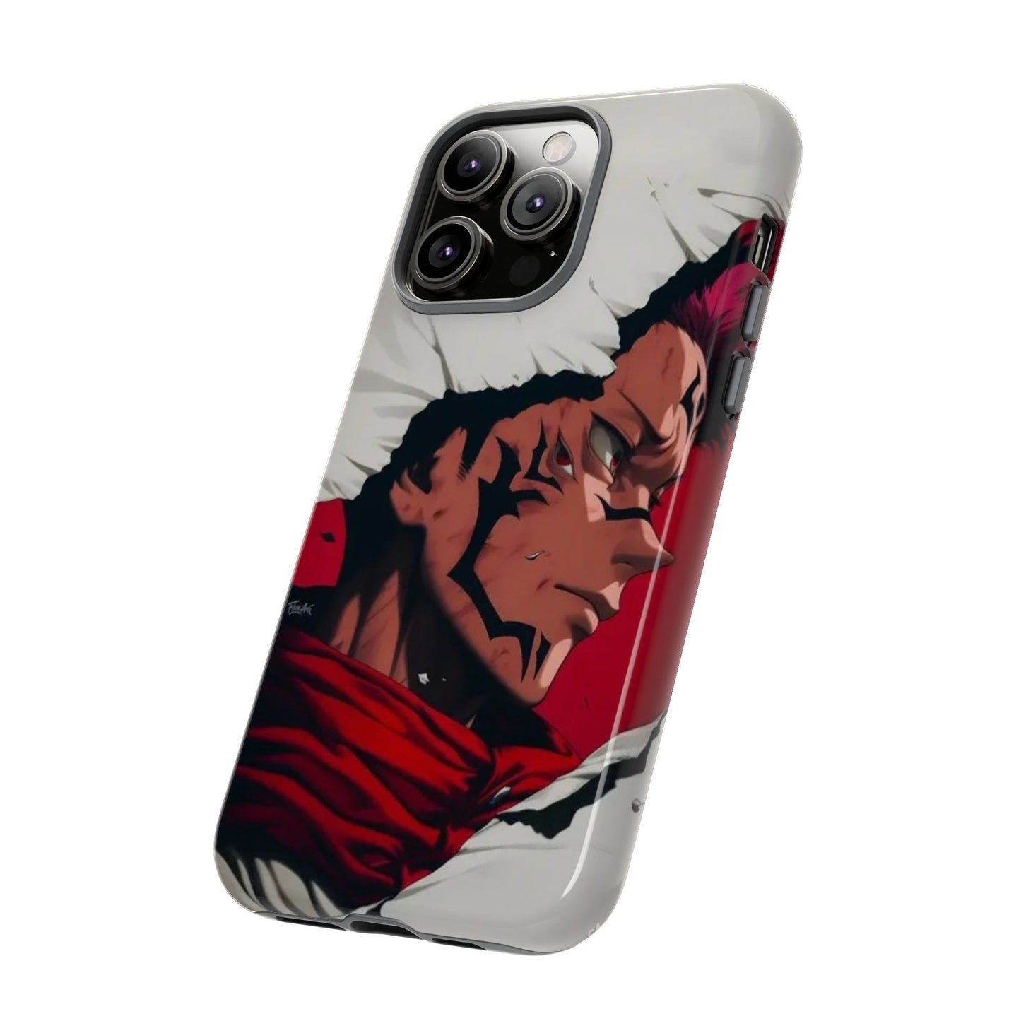 Tough Cases: Durable Phone Case Featuring Bold Anime Design