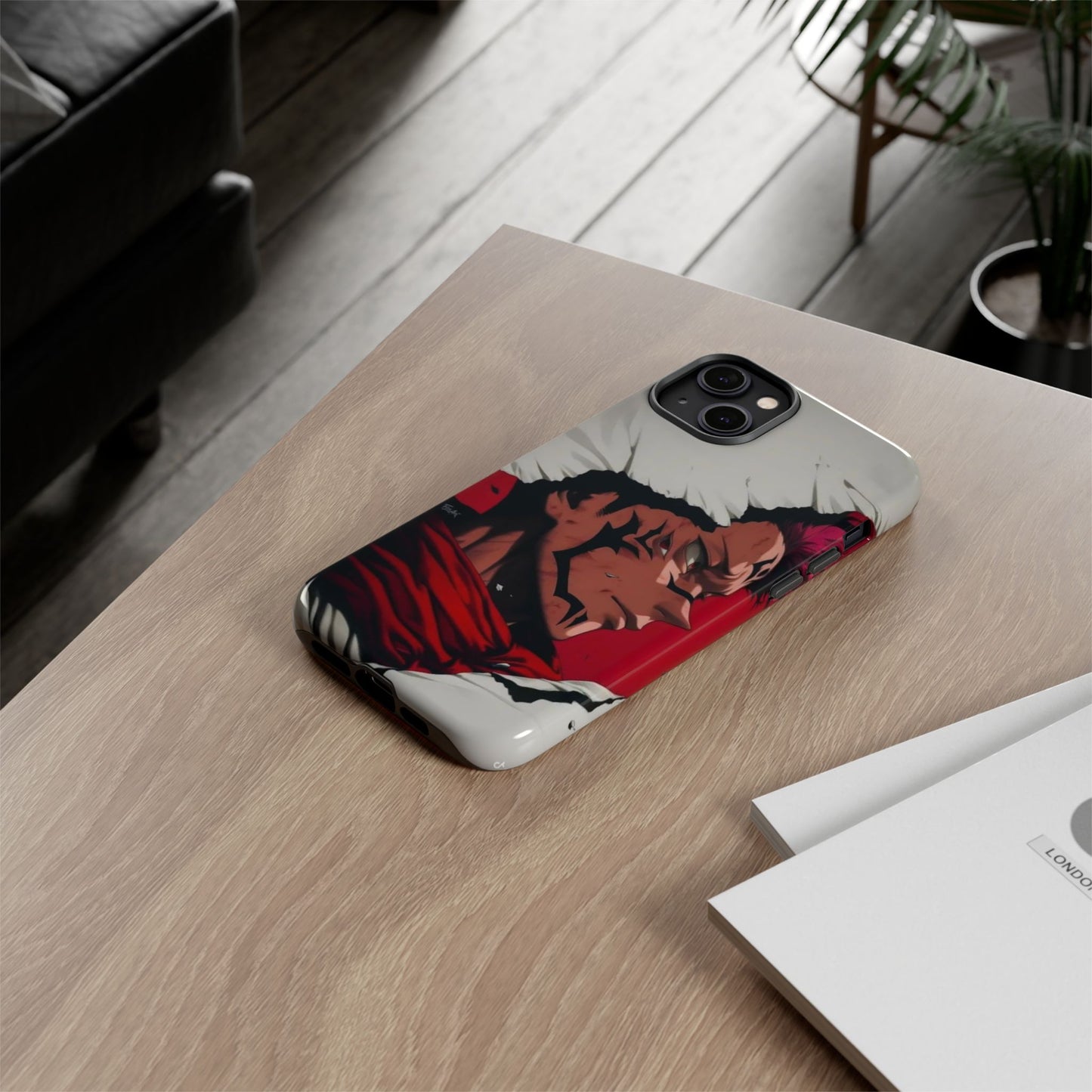 Tough Cases: Durable Phone Case Featuring Bold Anime Design