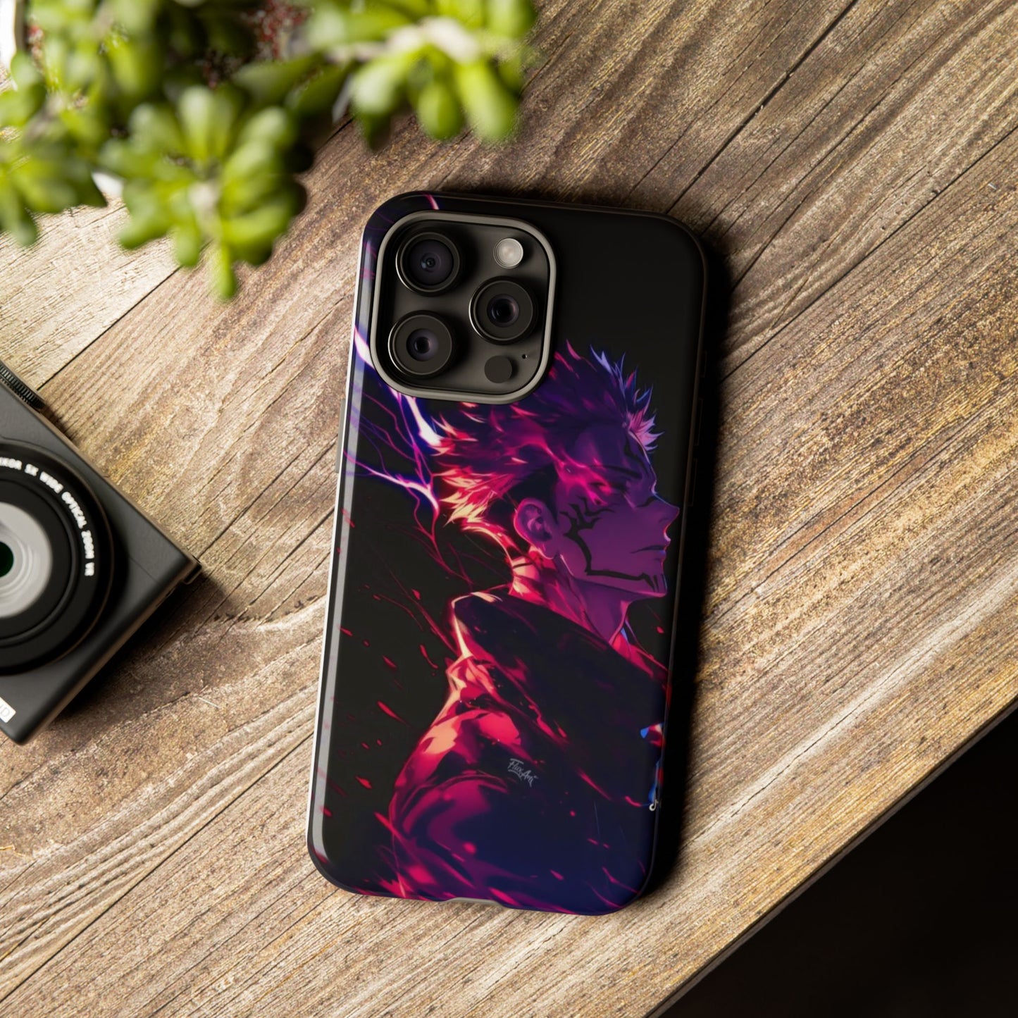 Tough Cases: Stylish Phone Case with Bold Anime Design